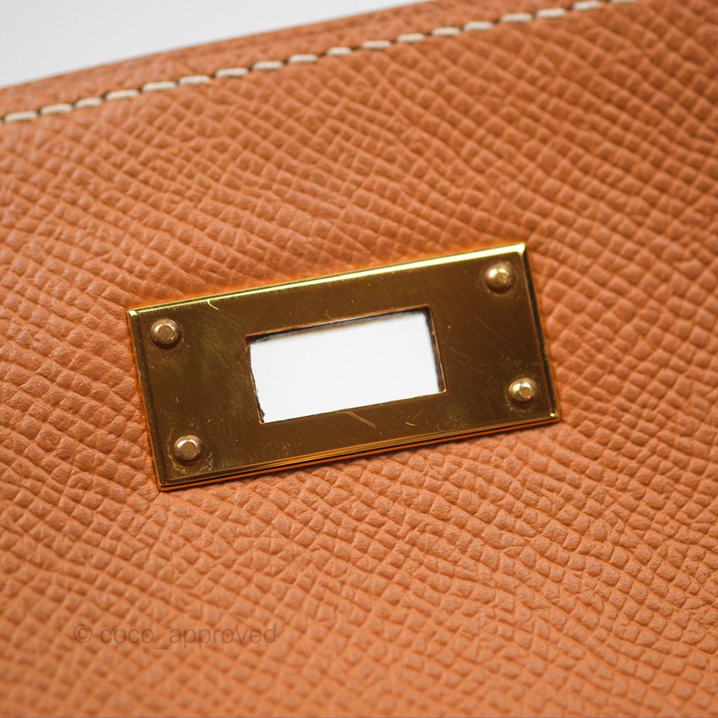 Hermès Kelly Sellier 28 Gold 37 Epsom Gold Hardware