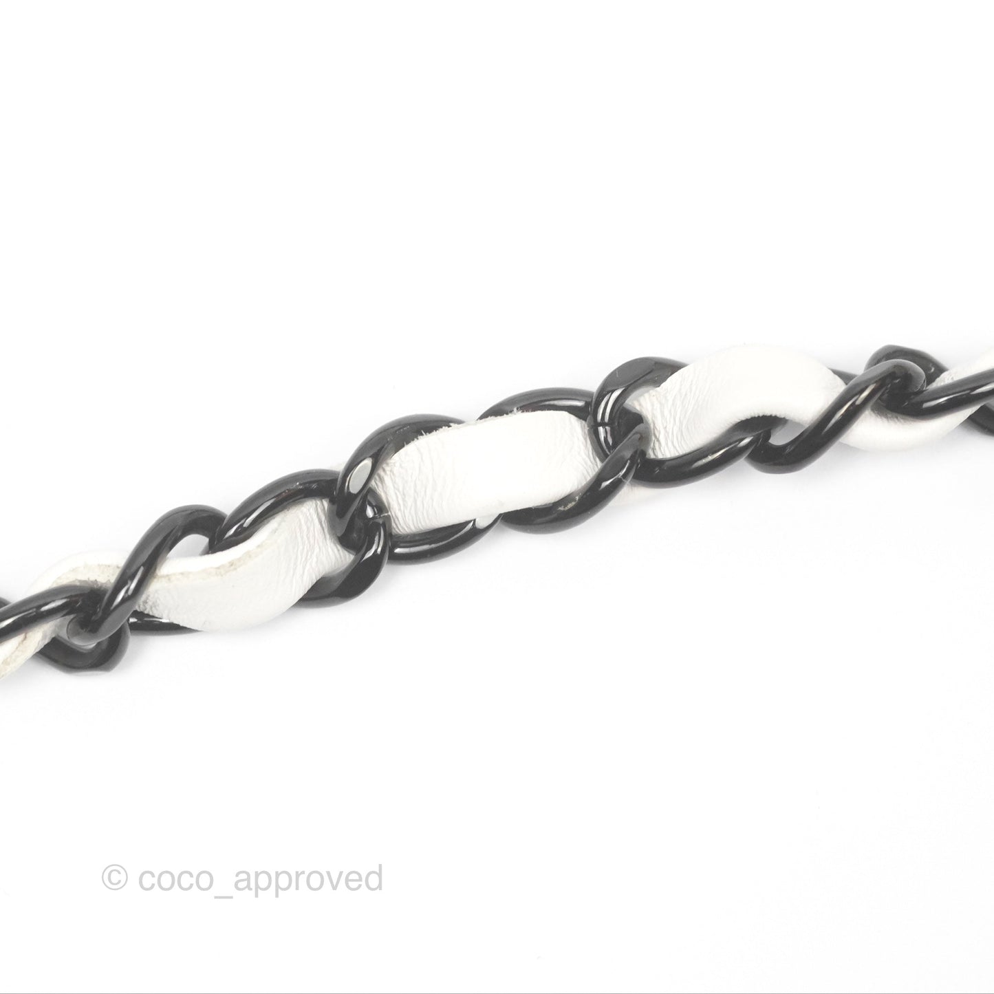Chanel Trendy CC Small White Lambskin Black Hardware