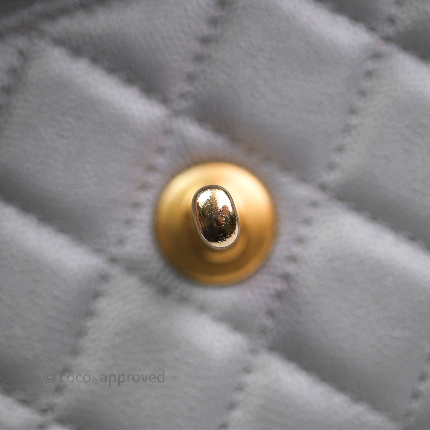 Chanel Wallet On Chain WOC Adjustable CC Chain Grey Caviar Aged Gold Hardware