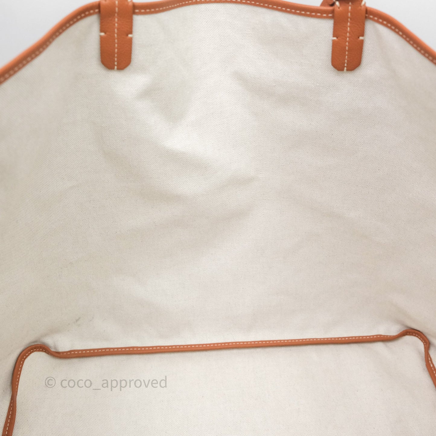 Goyard St Louis Tote GM Tan Black