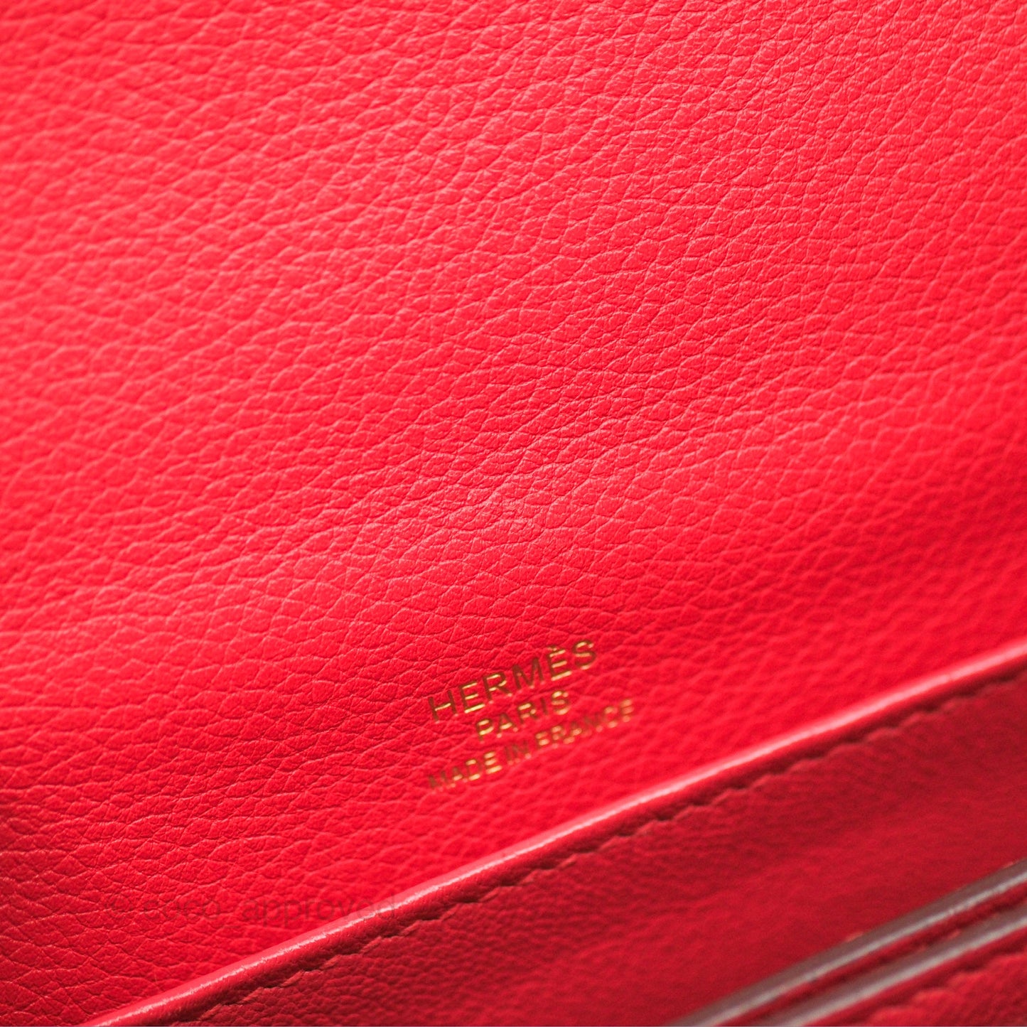 Hermès Roulis Mini 18 Rouge De Coeur Evercolor Permabrass Hardware