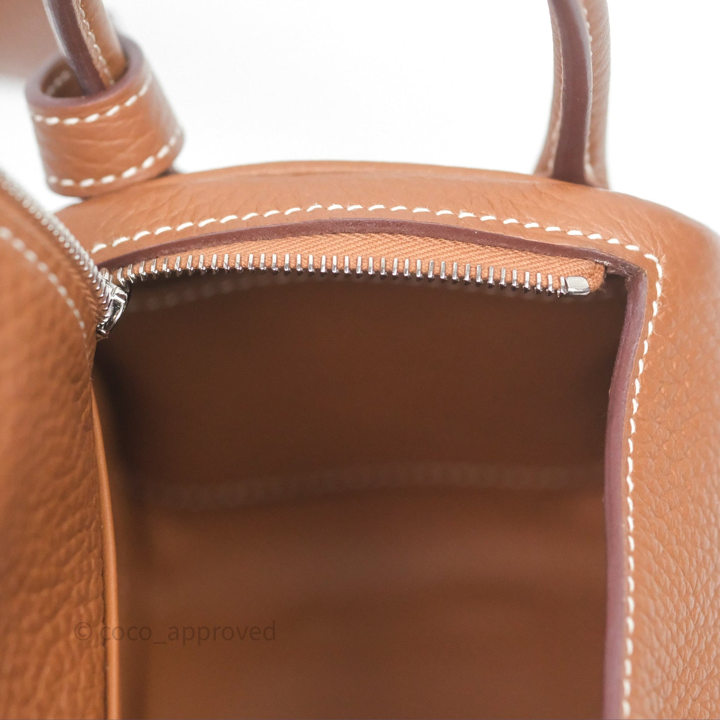 Hermès Mini Lindy 20 Gold Clemence Palladium Hardware