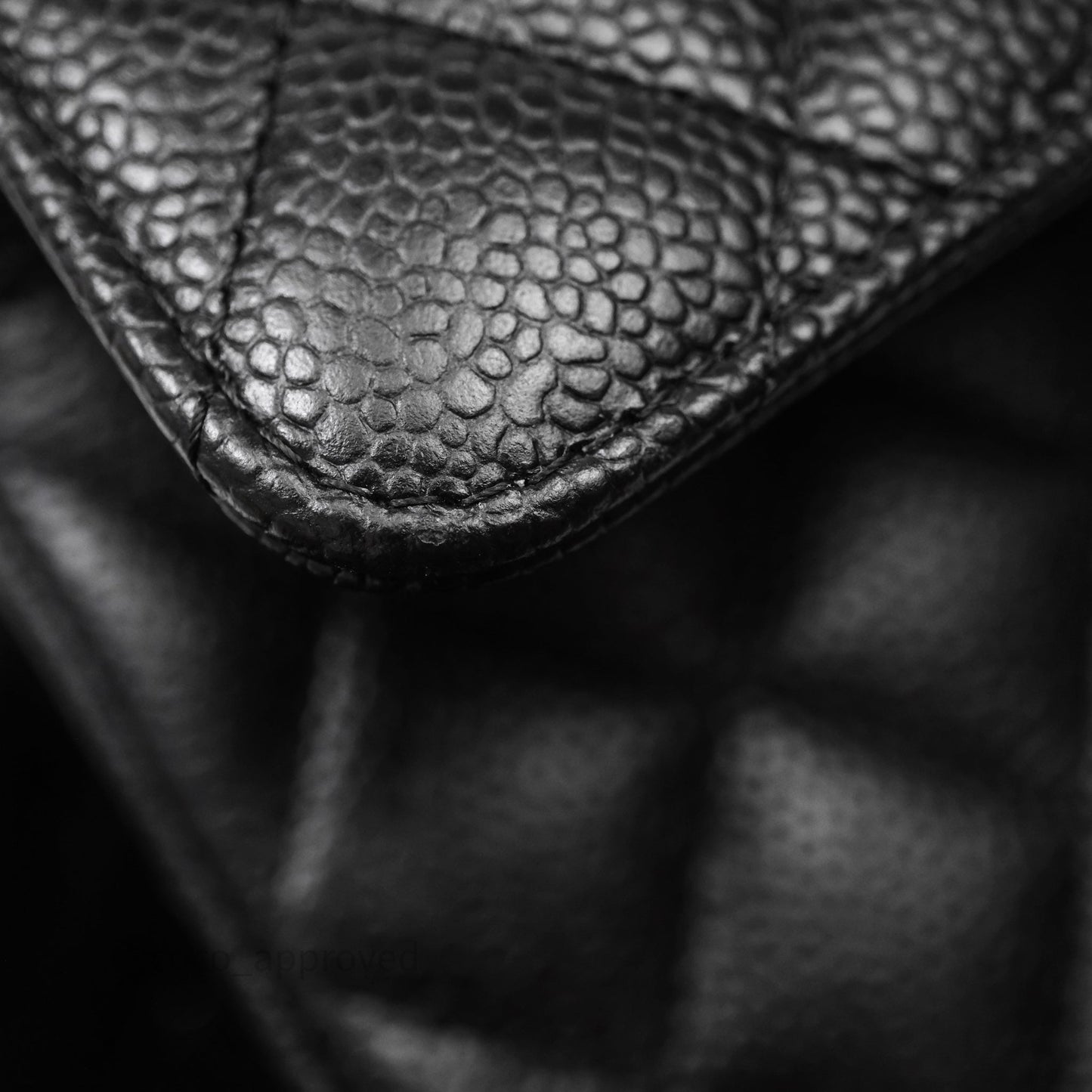 Chanel Classic Medium Flap Quilted Black Caviar Gold Hardware