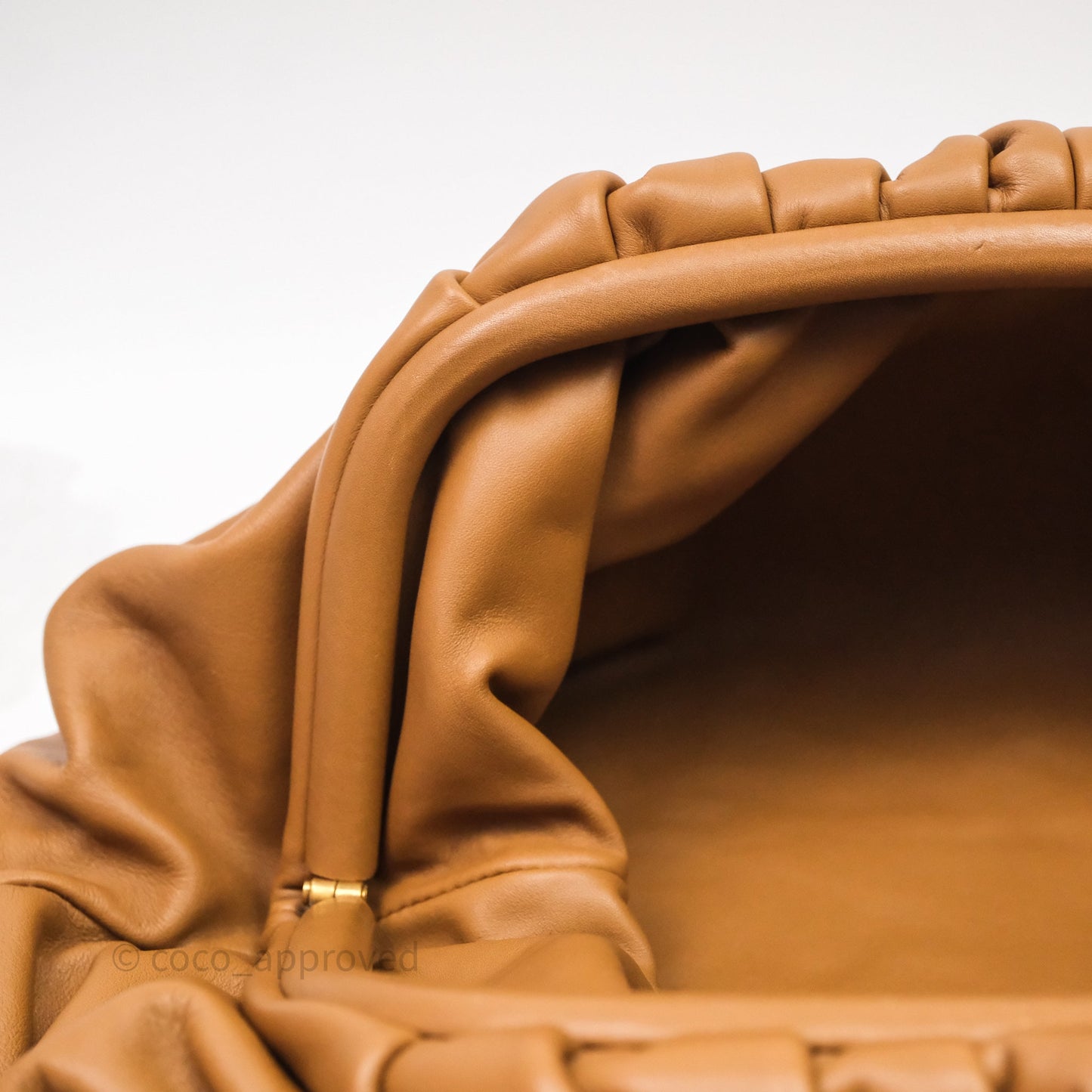 Bottega Veneta The Pouch Camel Butter Calfskin
