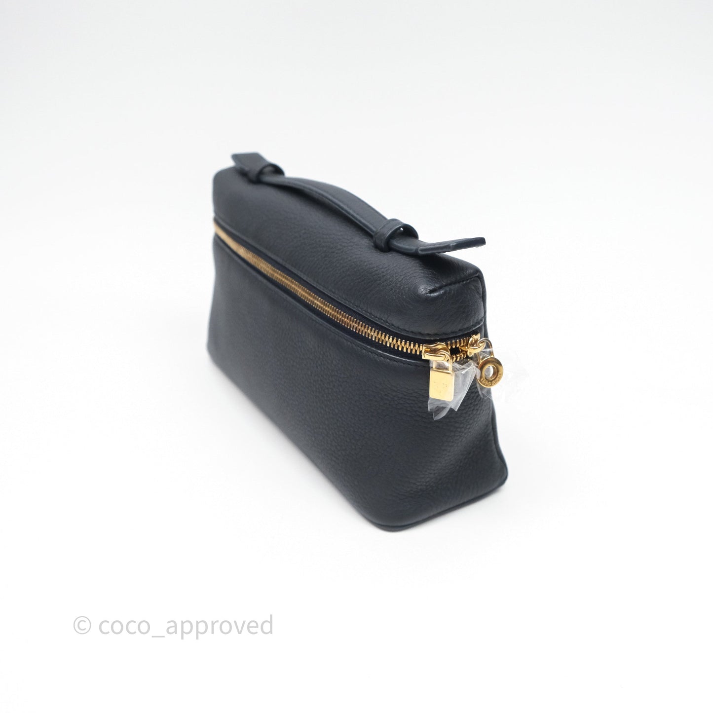 Loro Piana Extra Pocket L19 Navy Grained Calfskin