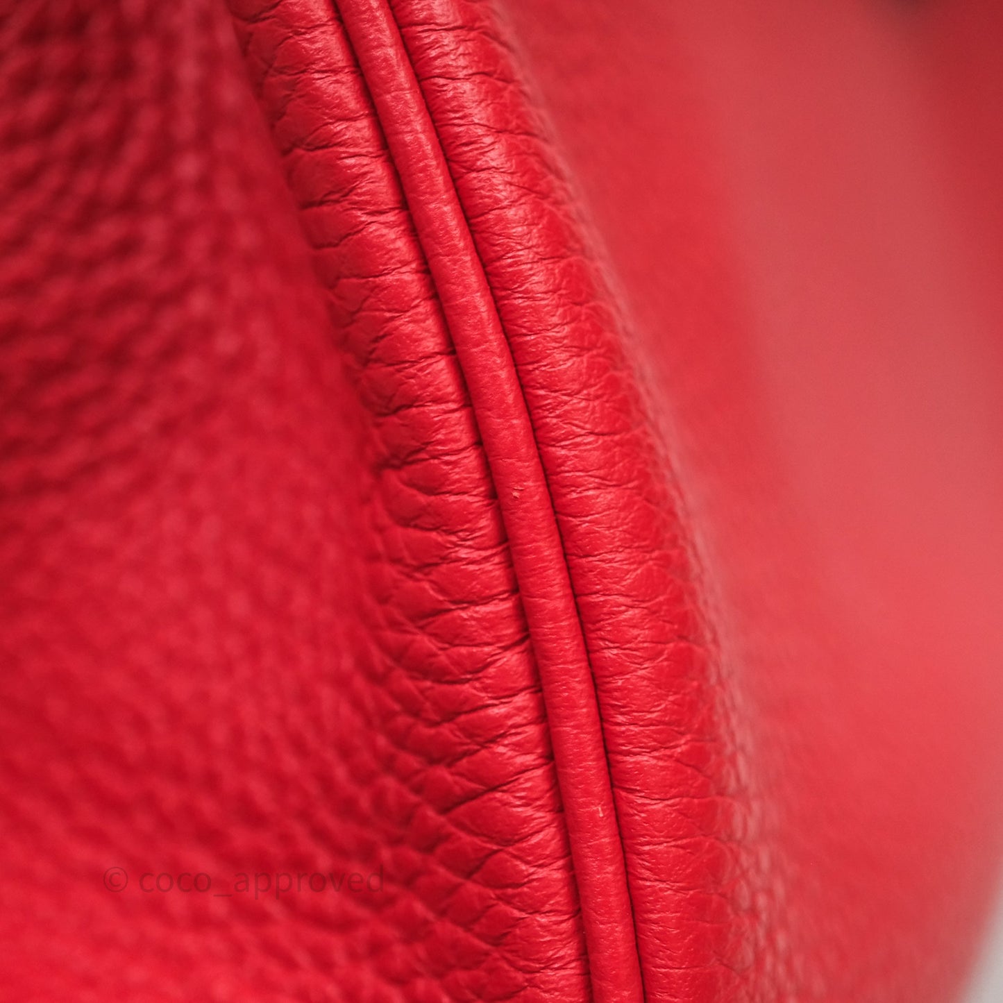 Hermes Birkin 30 Rouge Togo Gold Hardware