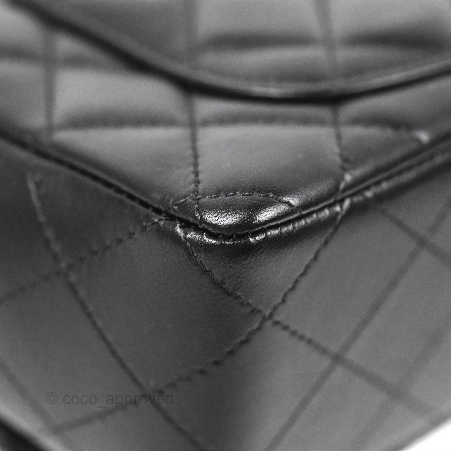 Chanel Quilted Mini Rectangular Lambskin Black Flap With Charms Gold Hardware 21C