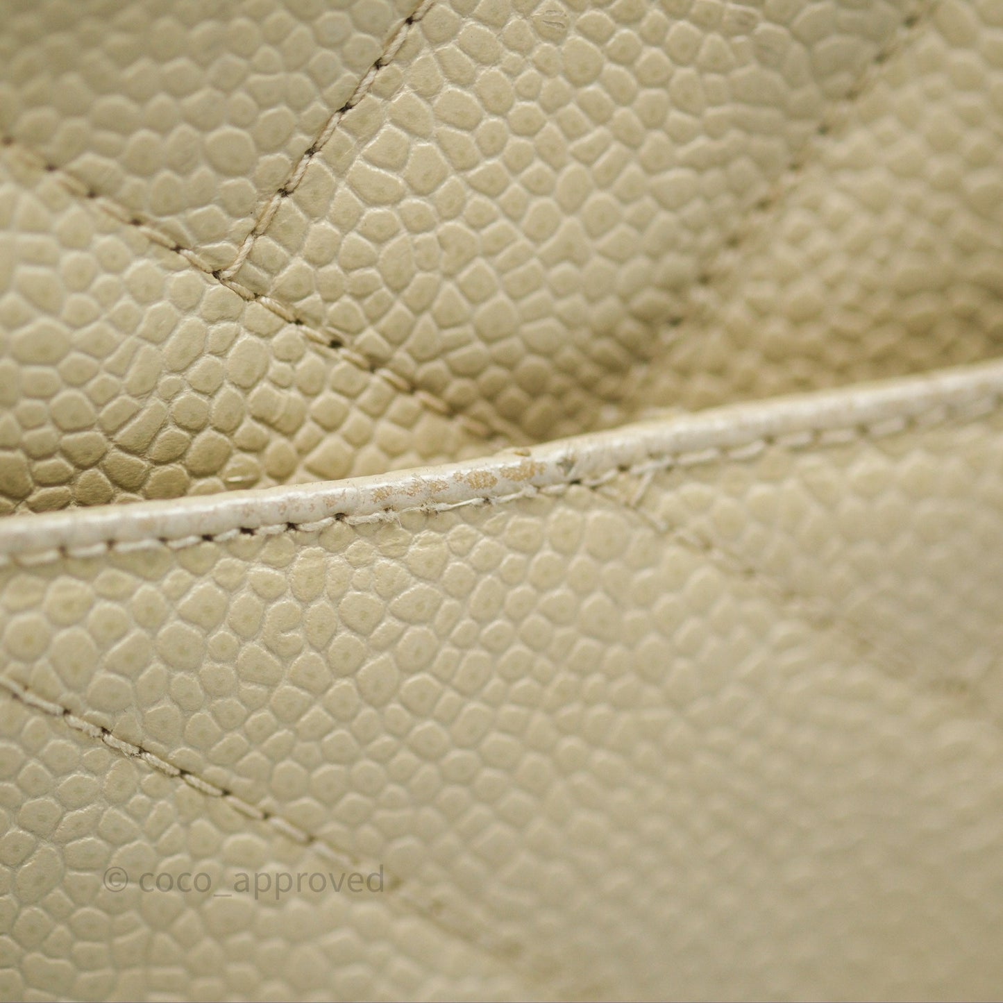 Chanel Vintage Chevron Camera Bag Light Beige Caviar Gold Hardware