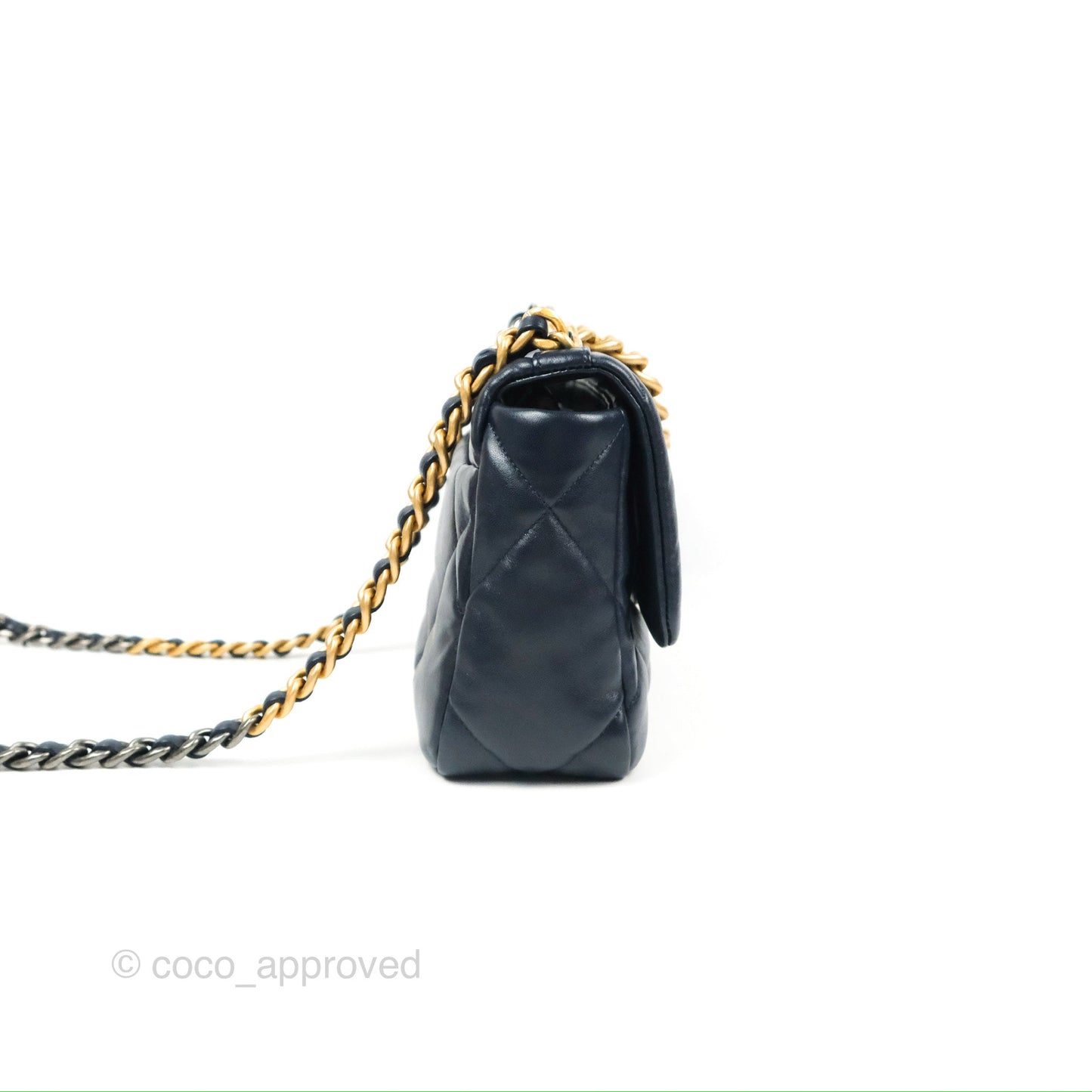Chanel 19 Small Navy Mixed Hardware