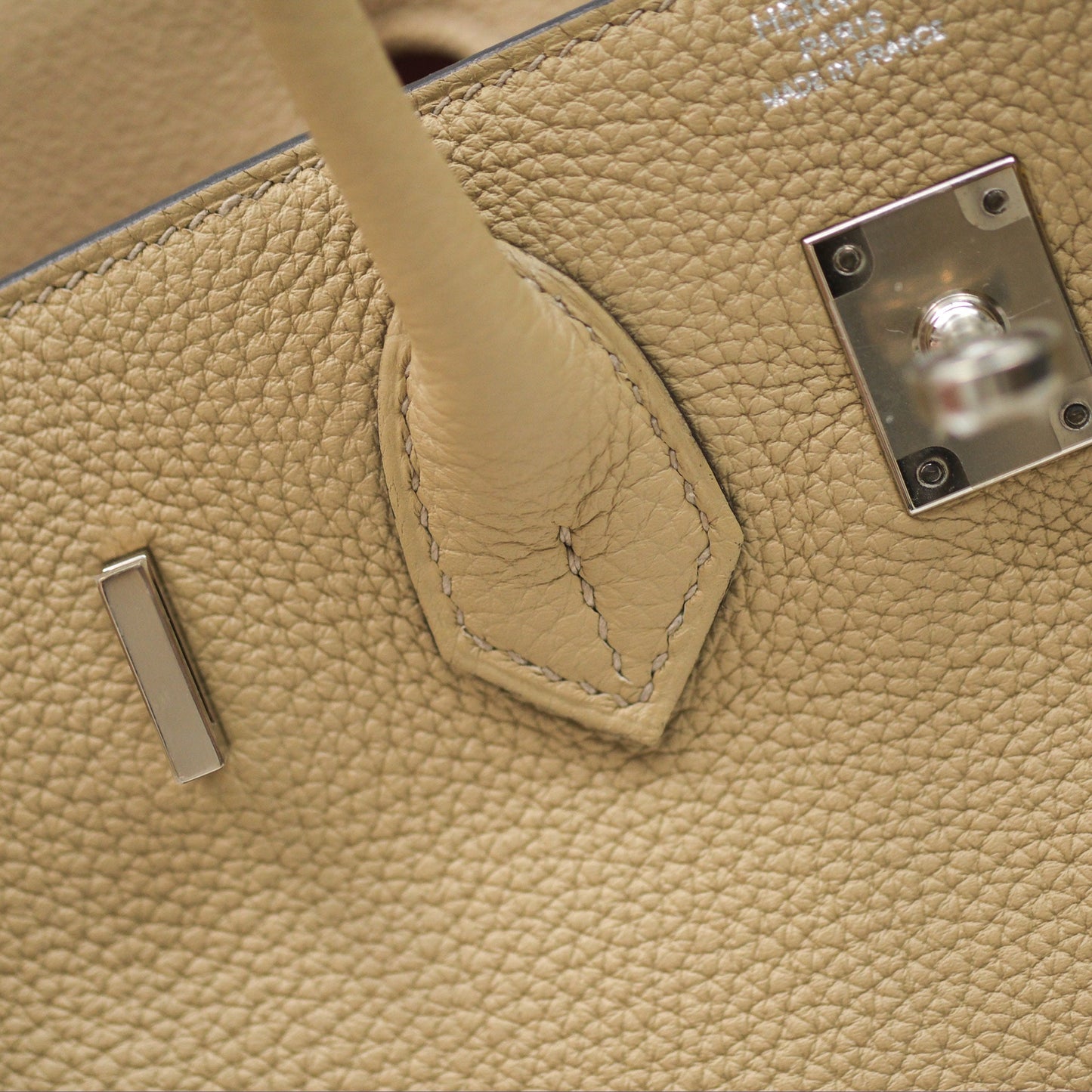 Hermès Birkin 25 Retourne Trench S2/ Bougainvillier A5 Togo Palladium Hardware