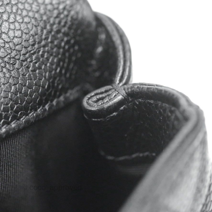 Chanel Quilted Mini Square Flap Bag So Black Caviar Incognito