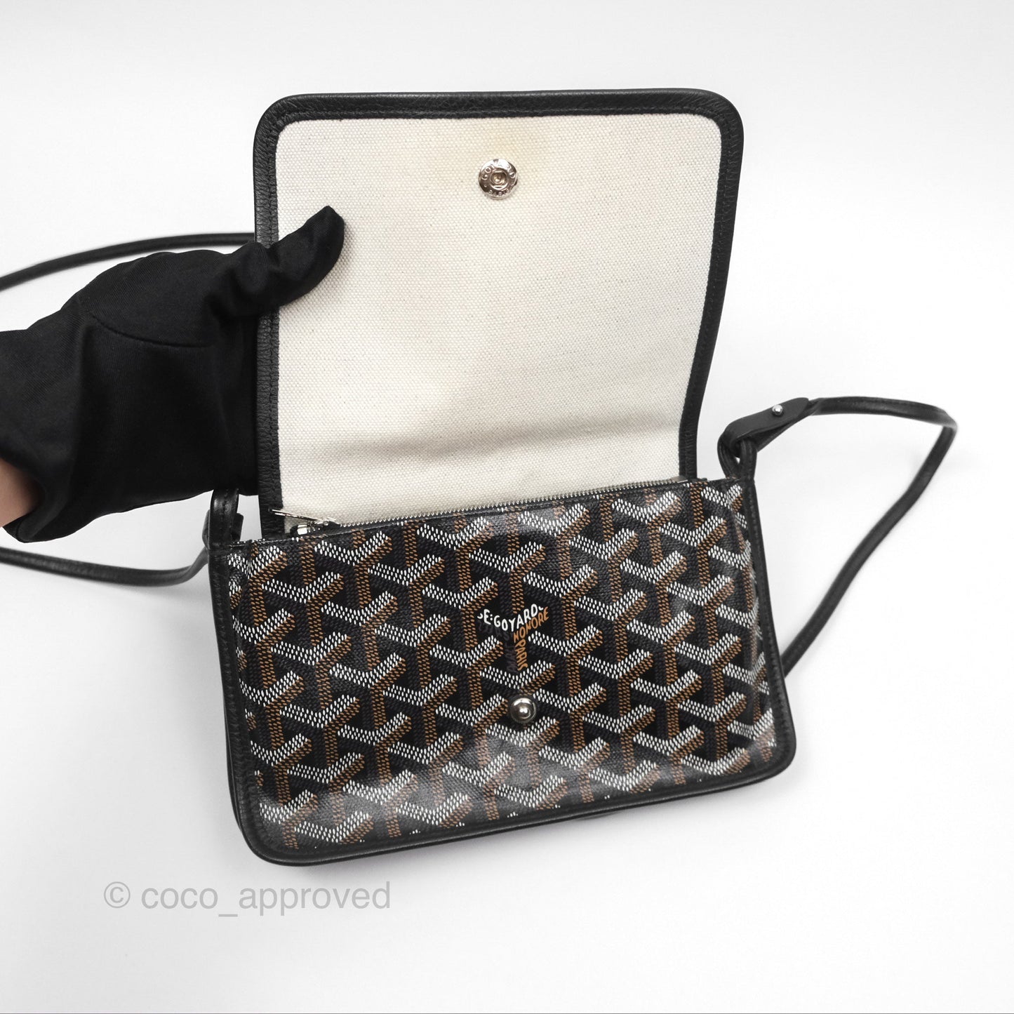 Goyard Plumet Pocket Wallet Black