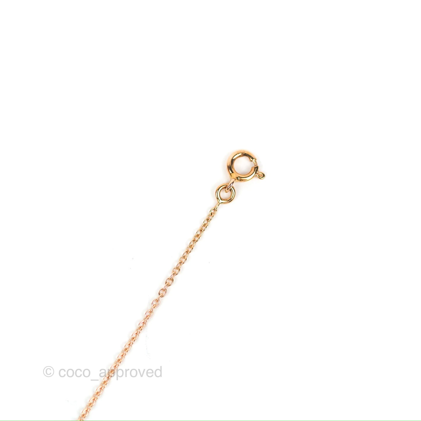 Hermès Farandole Pendant Necklace Small Model Rose Gold