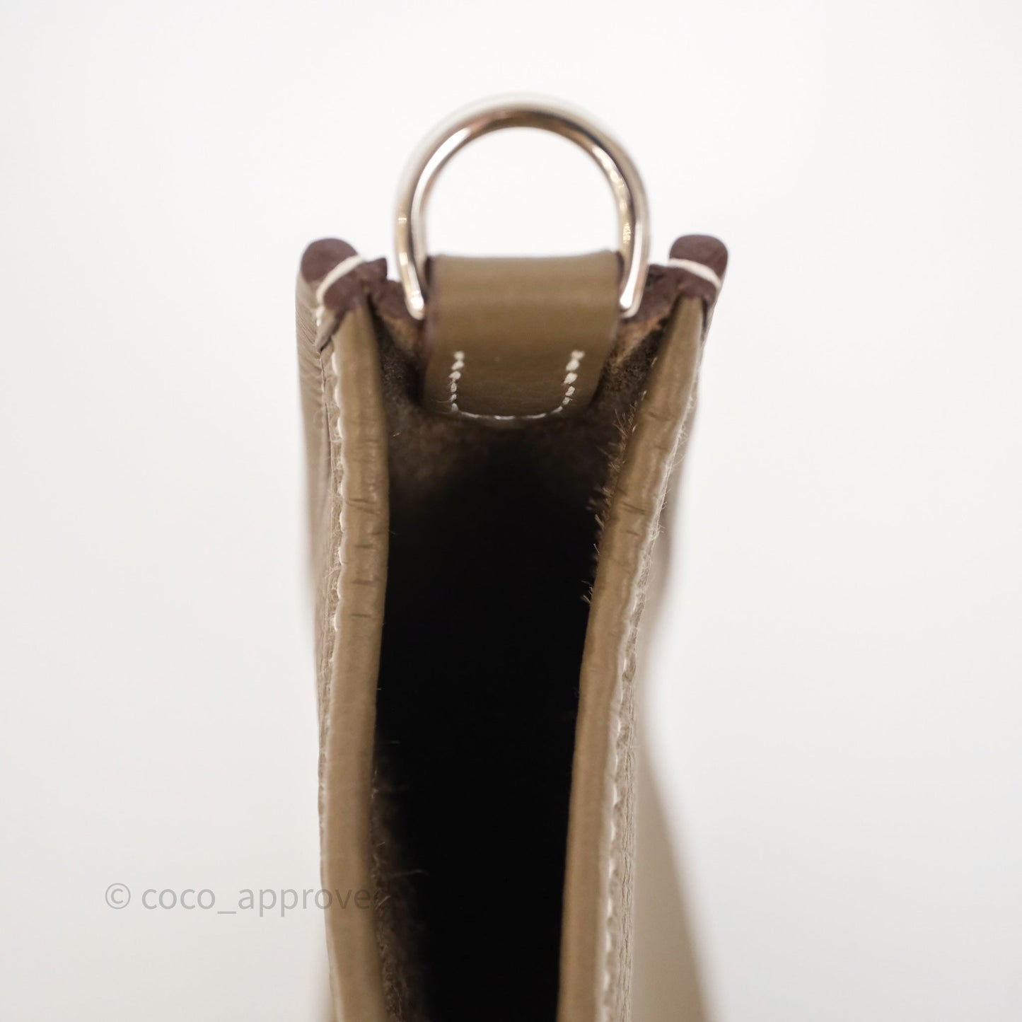 Hermès Mini Evelyne 16 Etoupe 18 Clemence Palladium Hardware