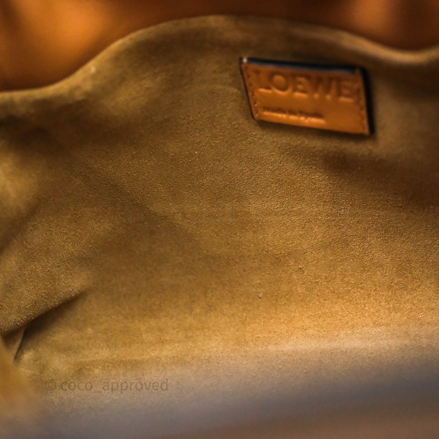 Loewe Flamenco Clutch Mini Bag Gold