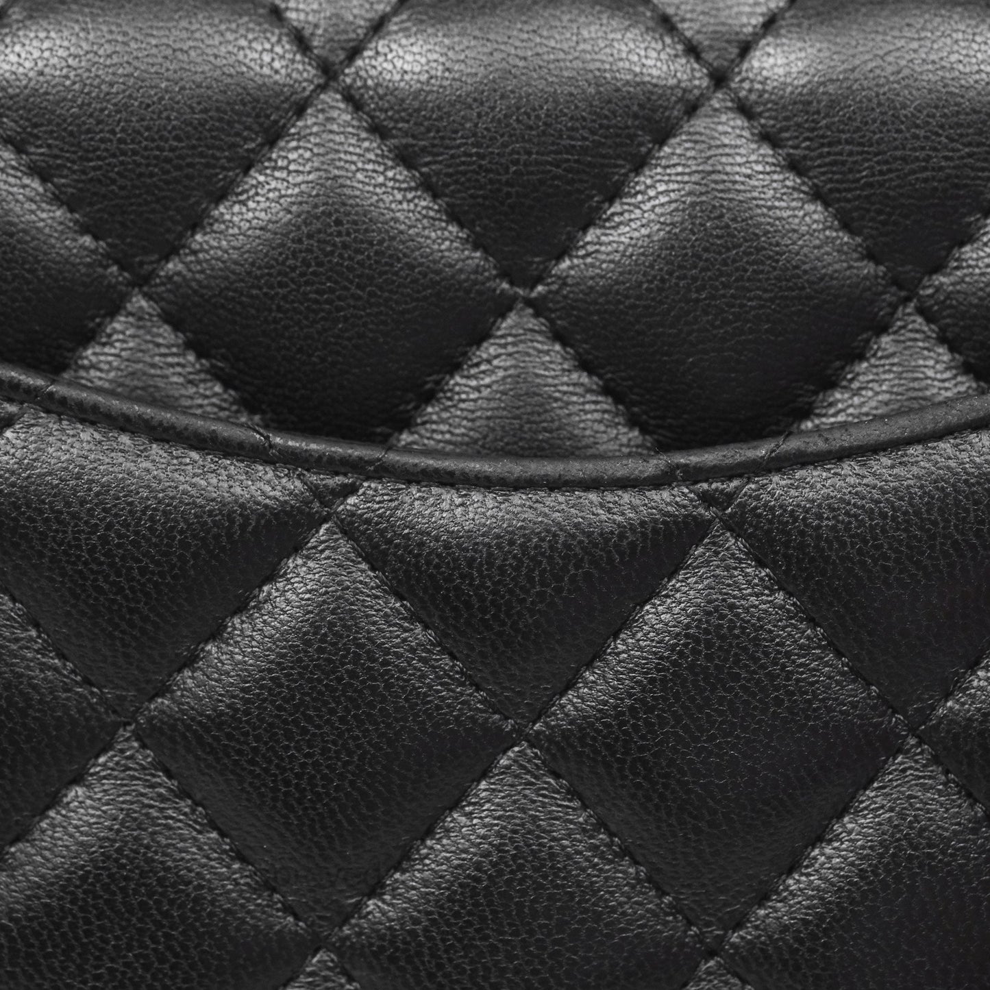 Chanel Mini Square Black Lambskin Gold Hardware