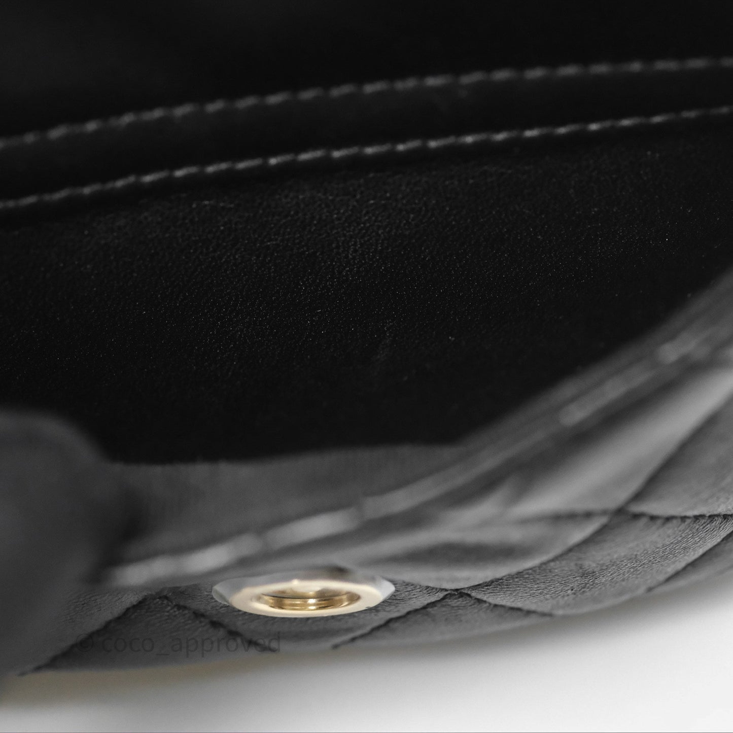 Chanel Small Duma Drawstring Backpack Black Lambskin Gold Hardware