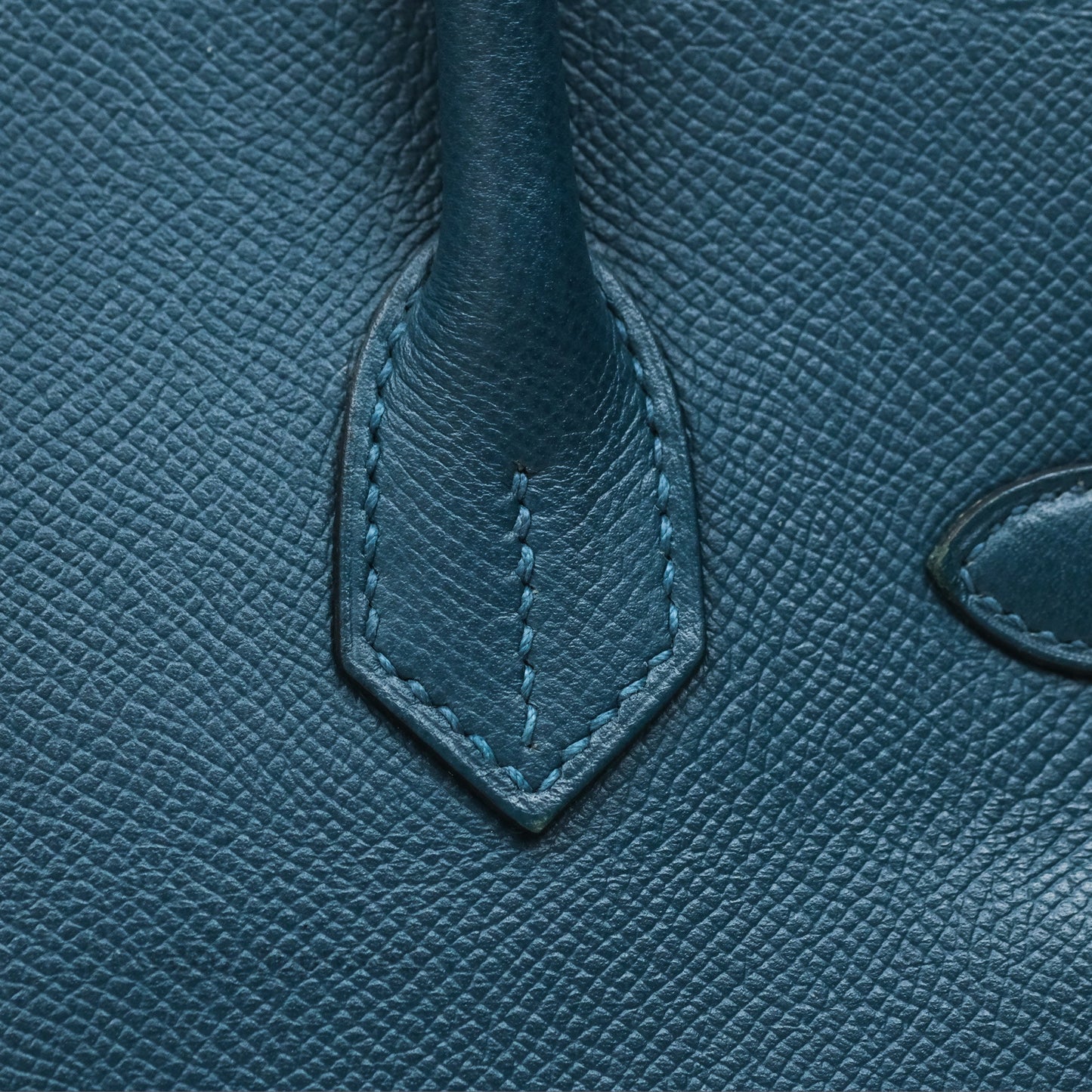 Hermès Birkin 30 Retourne Bleu de Prusse 7P Epsom Gold Hardware