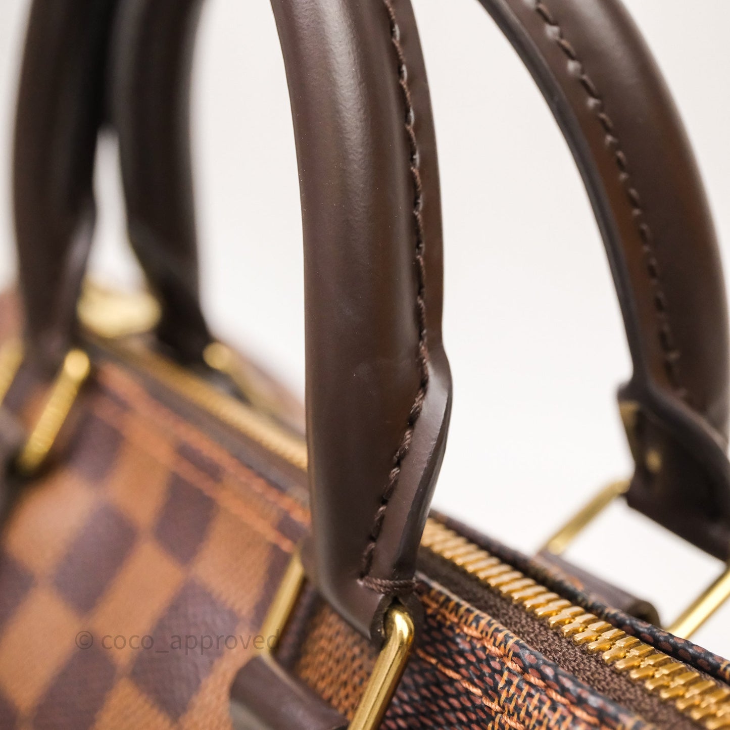 Louis Vuitton Speedy 25 Damier Canvas Gold Hardware