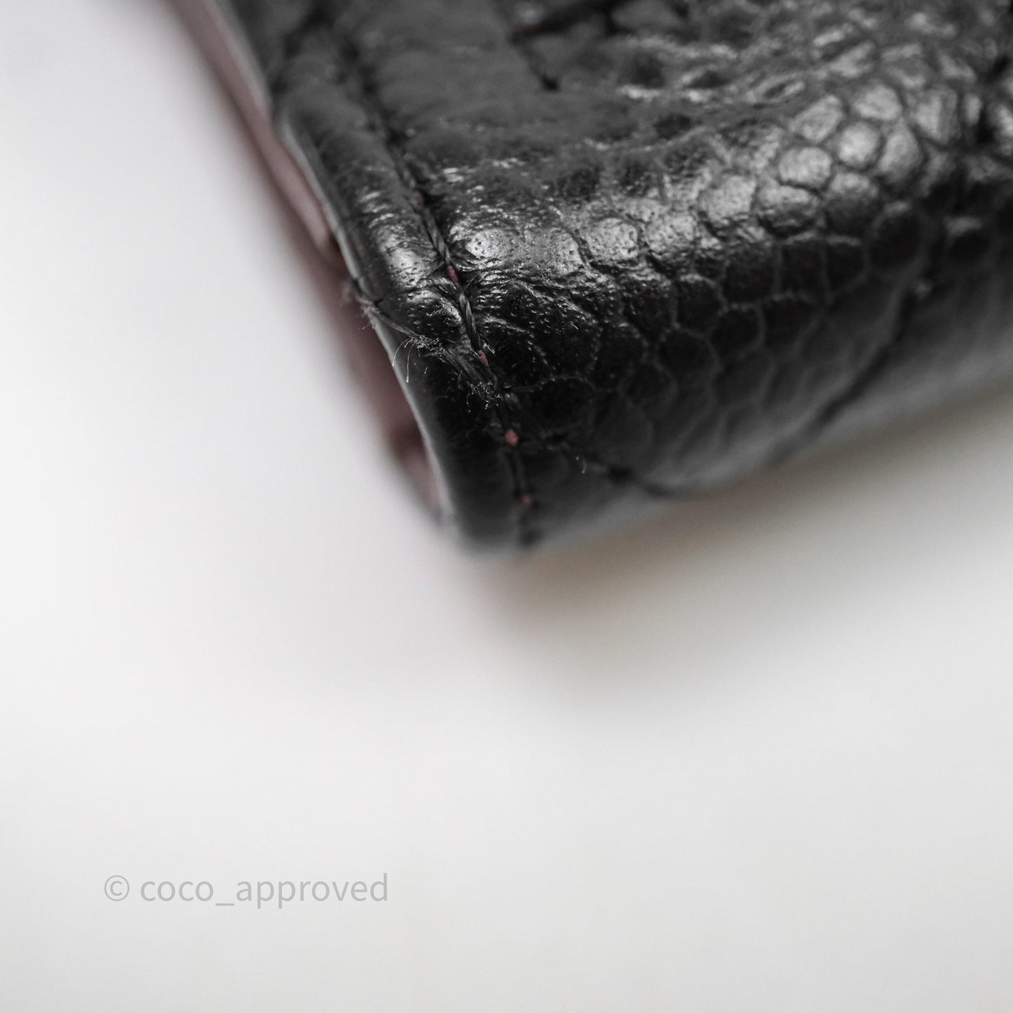 Chanel Classic Short Flap Wallet Black Caviar Gold Hardware