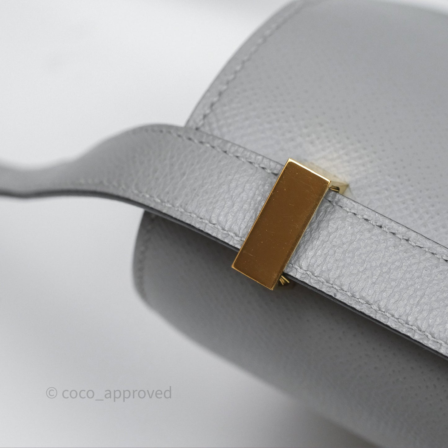 Hermès Constance 24 Gris Mouette 4Z Epsom Gold Hardware