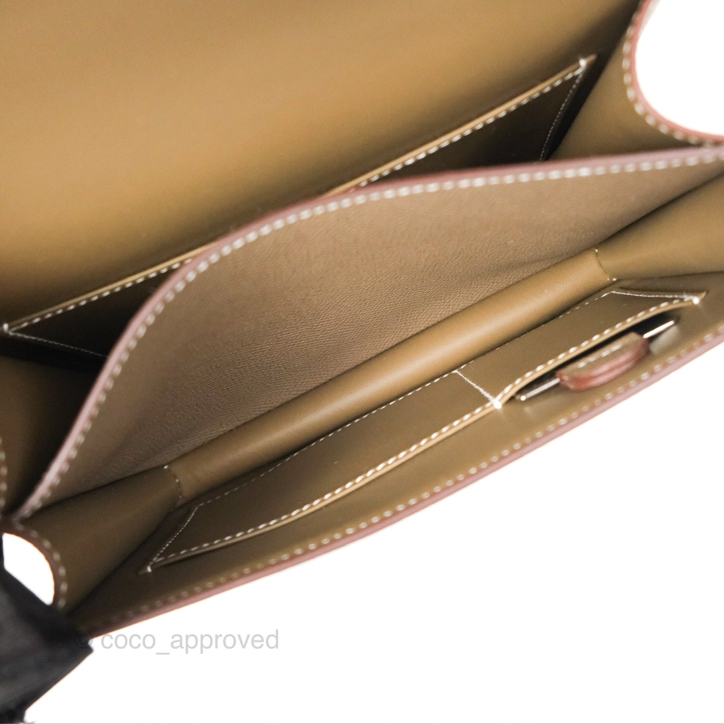 Hermès Constance Mini 18cm Mirror Etoupe Epsom Rose Gold Hardware