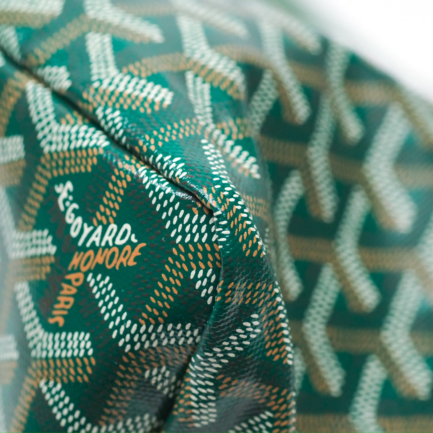 Goyard Bohème Hobo Bag Green Goyardine Canvas