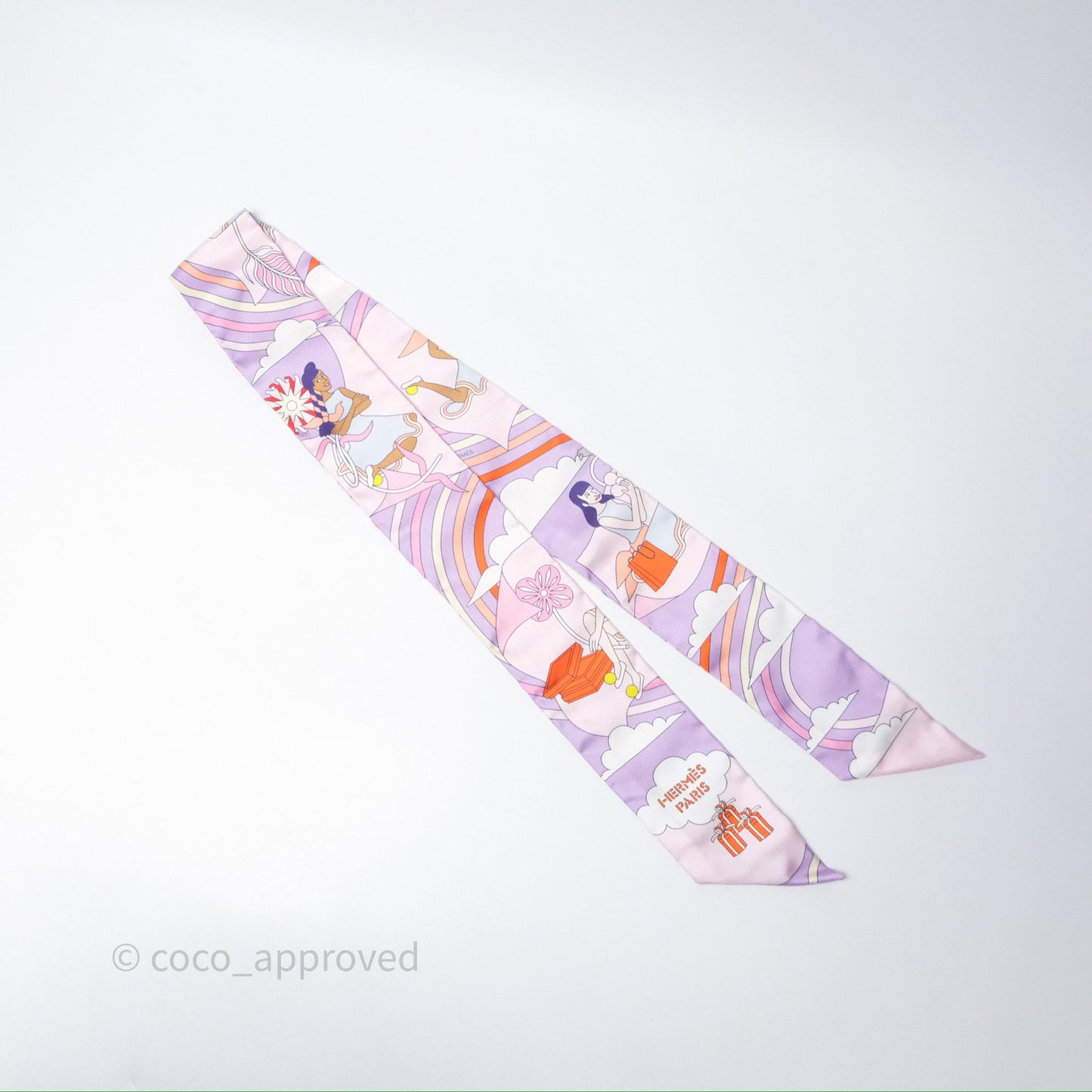 Hermès Silk Carres Volants Twilly