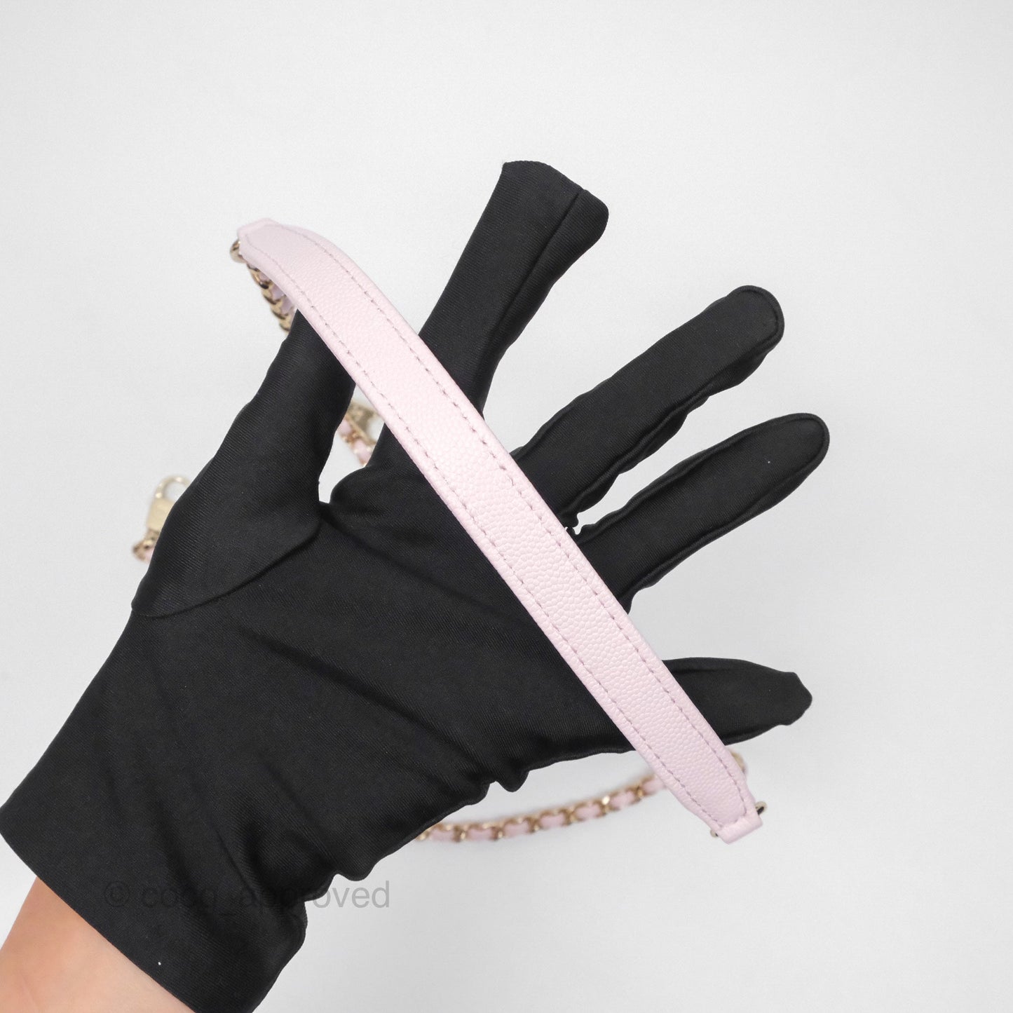 Chanel Mini Coco Handle Quilted Light Pink Caviar Gold Hardware