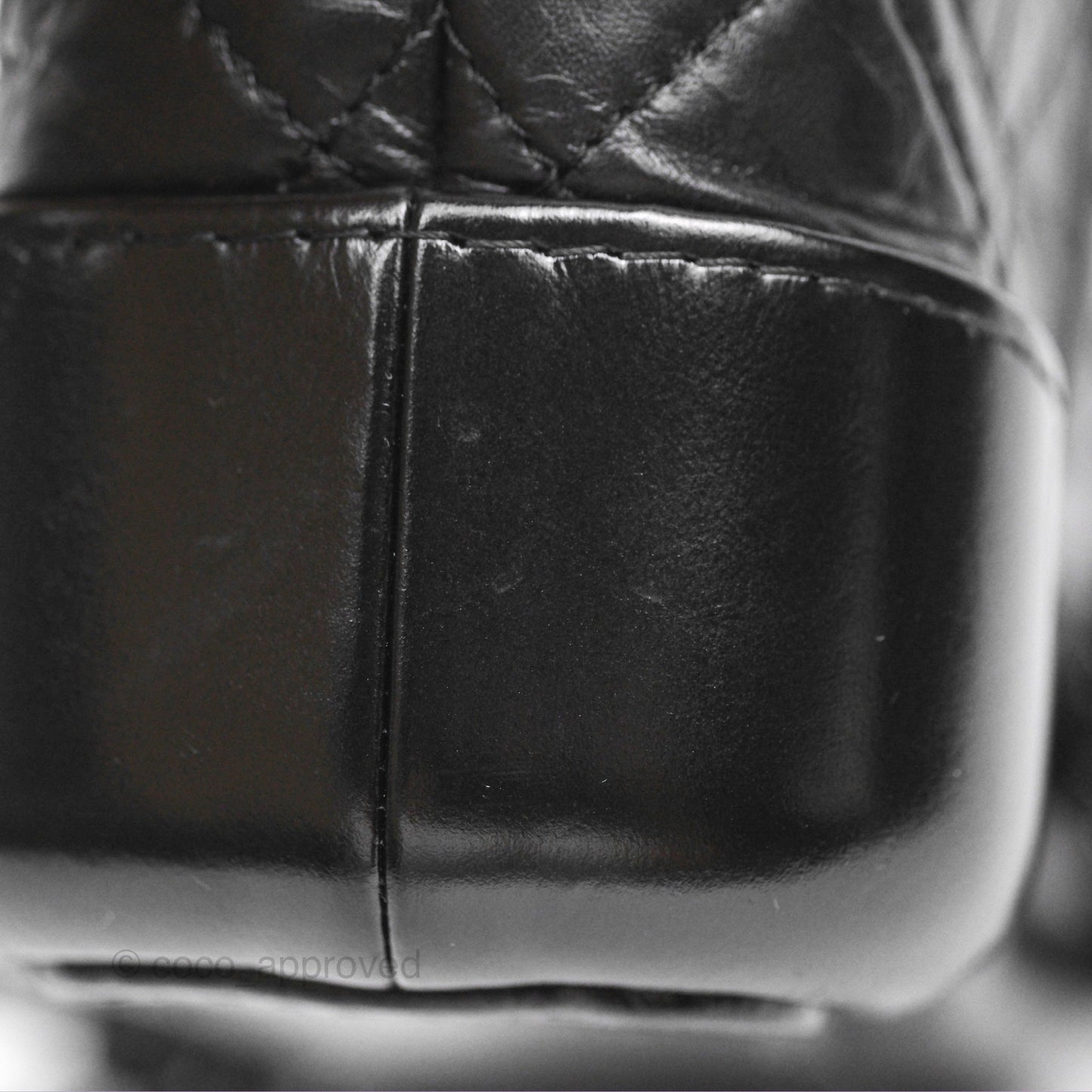 Chanel Small Gabrielle Hobo Quilted So Black Aged Calfskin