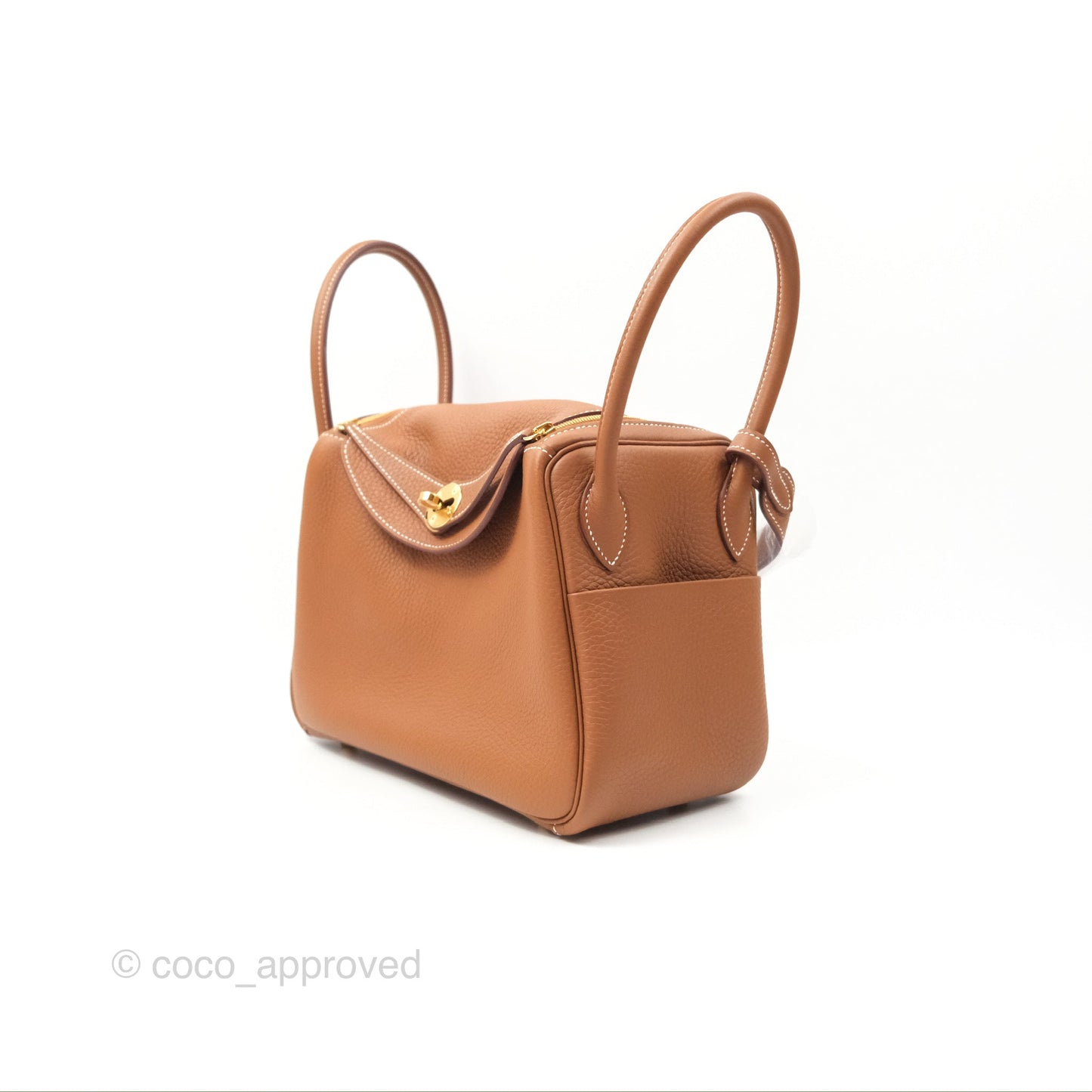 Hermès Lindy 26 Gold Taurillon Clemence Gold Hardware