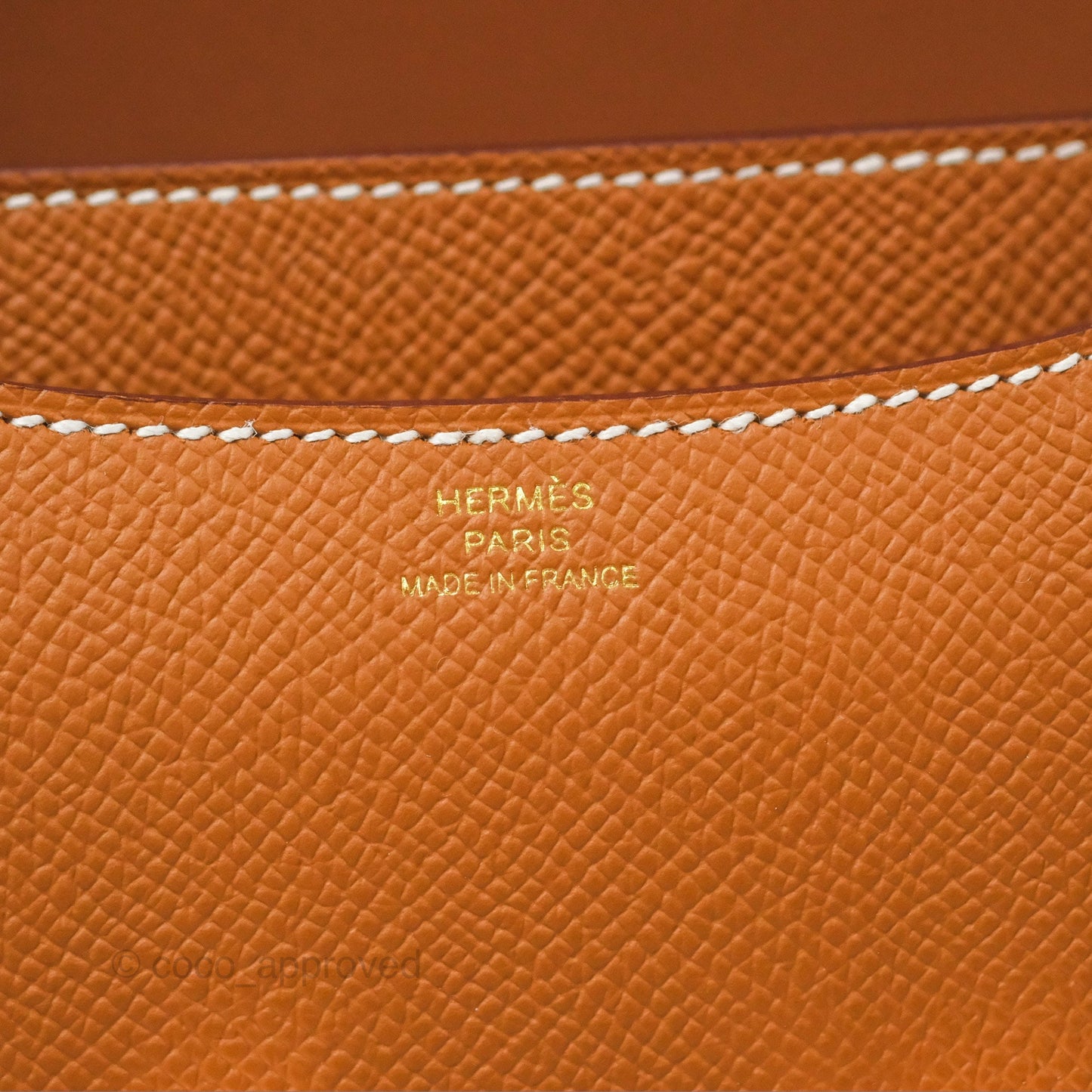 Hermès Constance Mini 18 with Mirror Gold Epsom Rose Gold Hardware