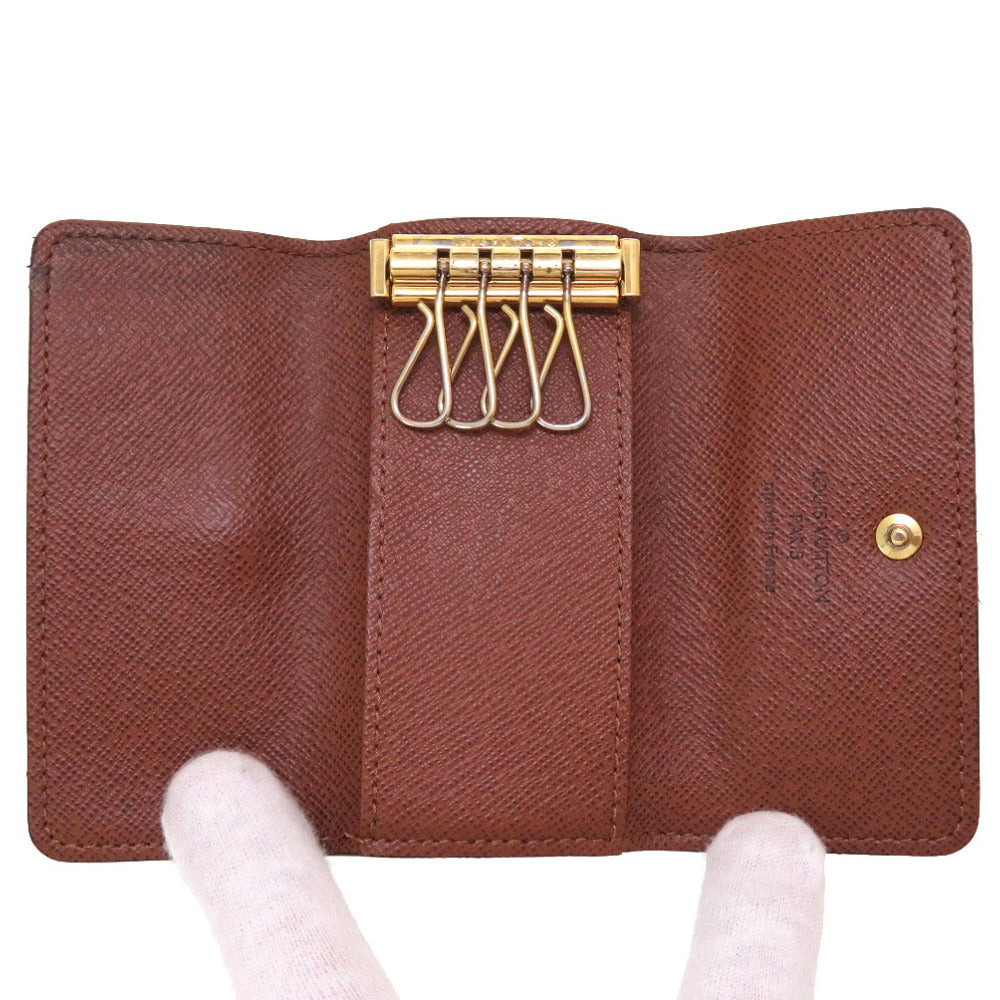 LOUIS VUITTON Key case Key holder  M69517 Monogram canvas Brown Monogram Multicles4 Women()
