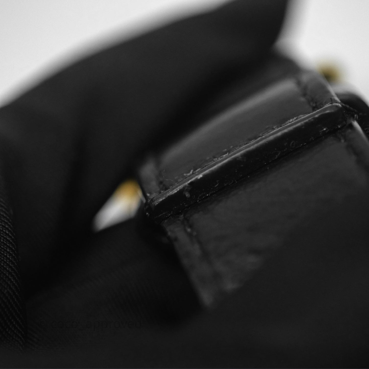 Fendi Baguette Belt Bag Black Lambskin Gold Hardware