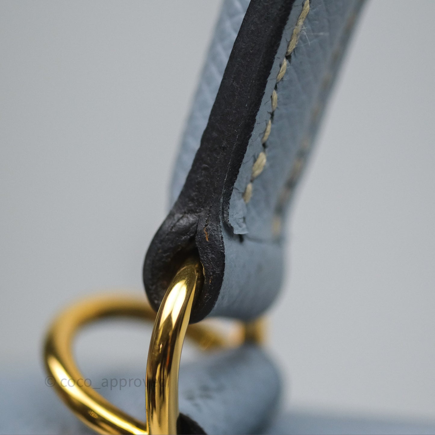 Hermès Kelly II 28 Sellier Bleu Lin J7 Epsom Gold Hardware