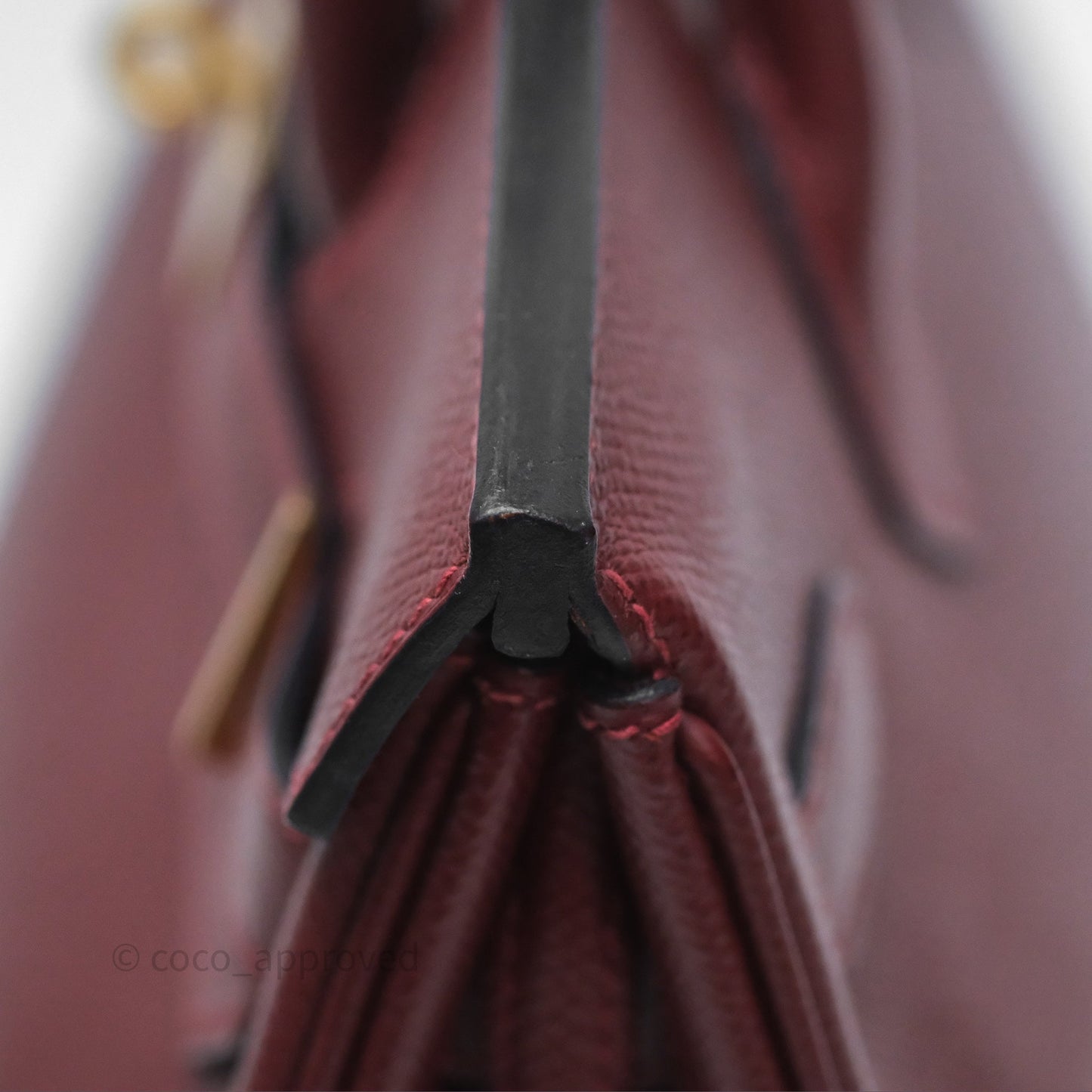 Hermès Birkin 30 Retourne Rouge H 55 Epsom Gold Hardware