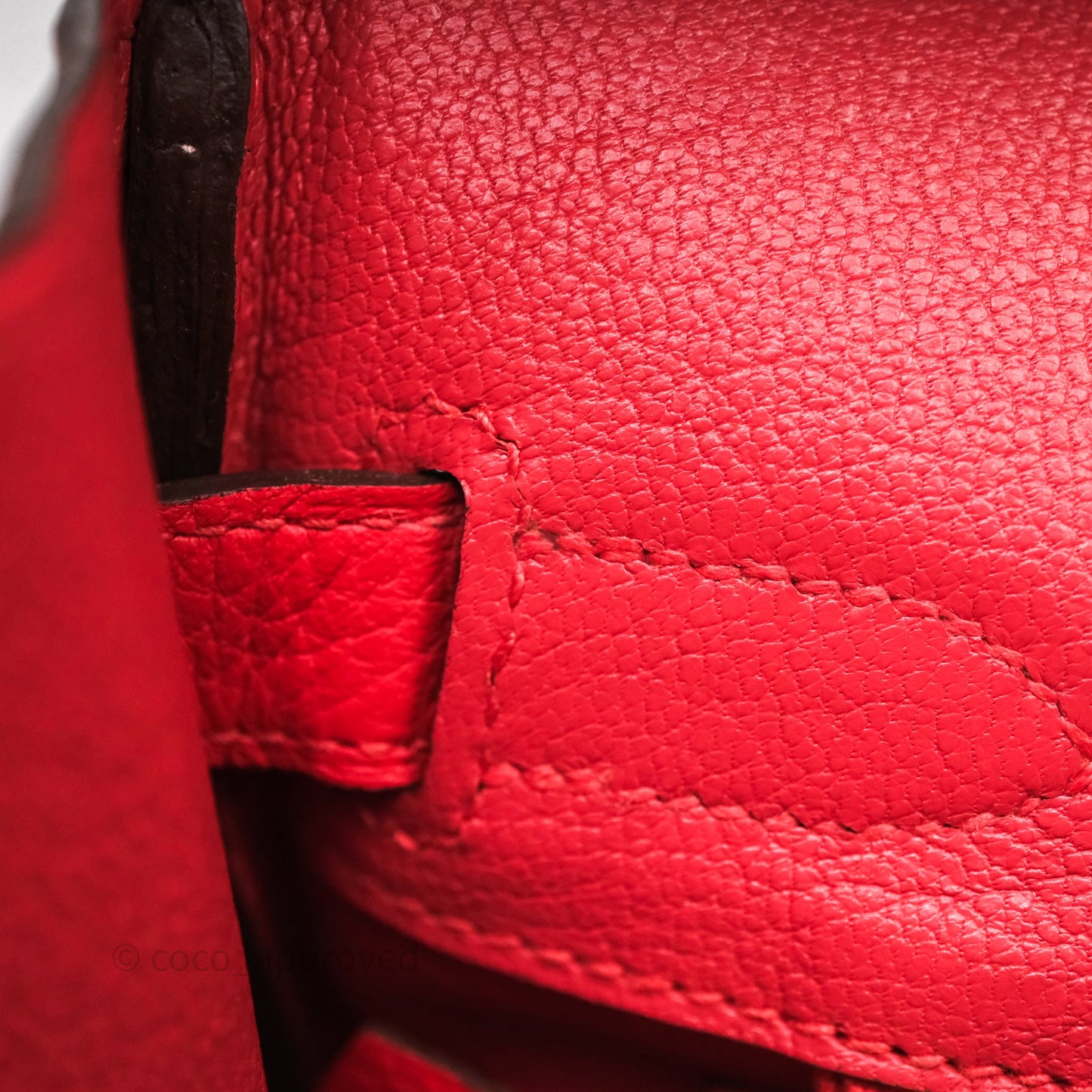 Hermes Birkin 30 Rouge Togo Gold Hardware