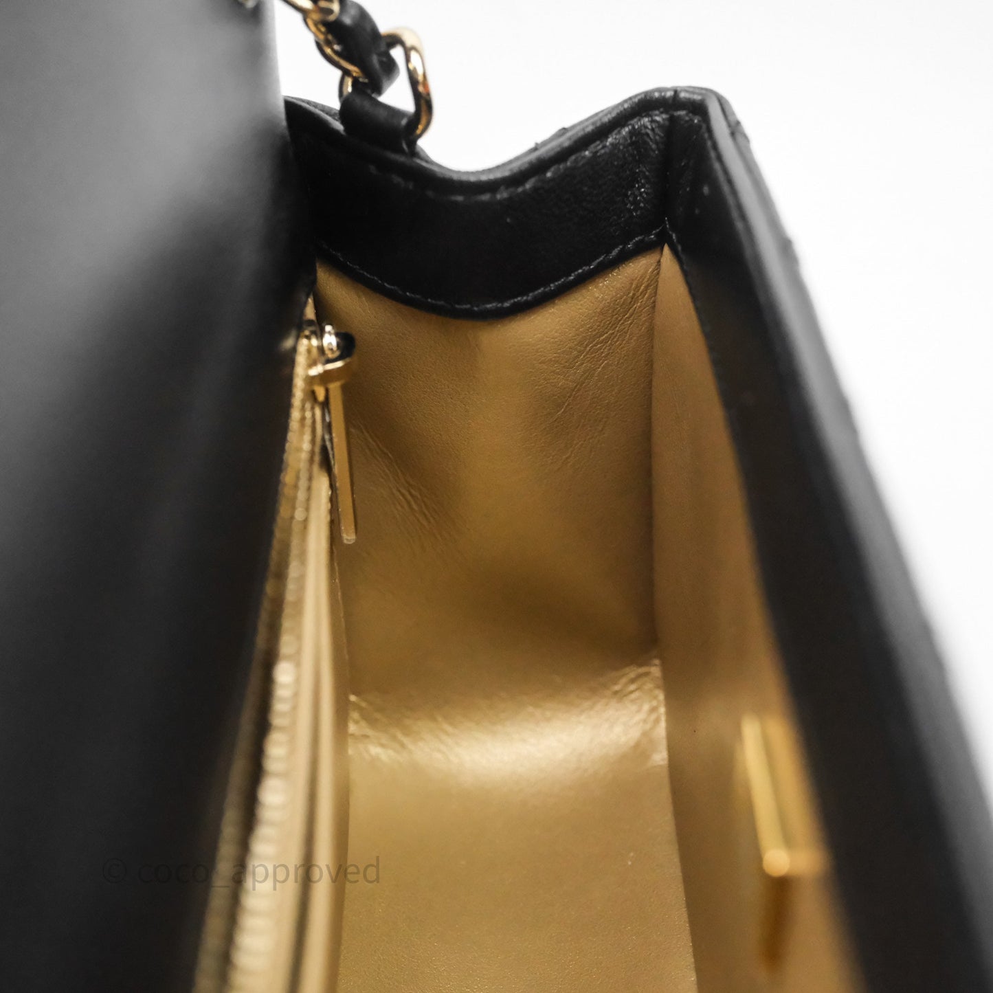 Chanel Ball Crush Mini Rectangular Black Lambskin Gold Hardware