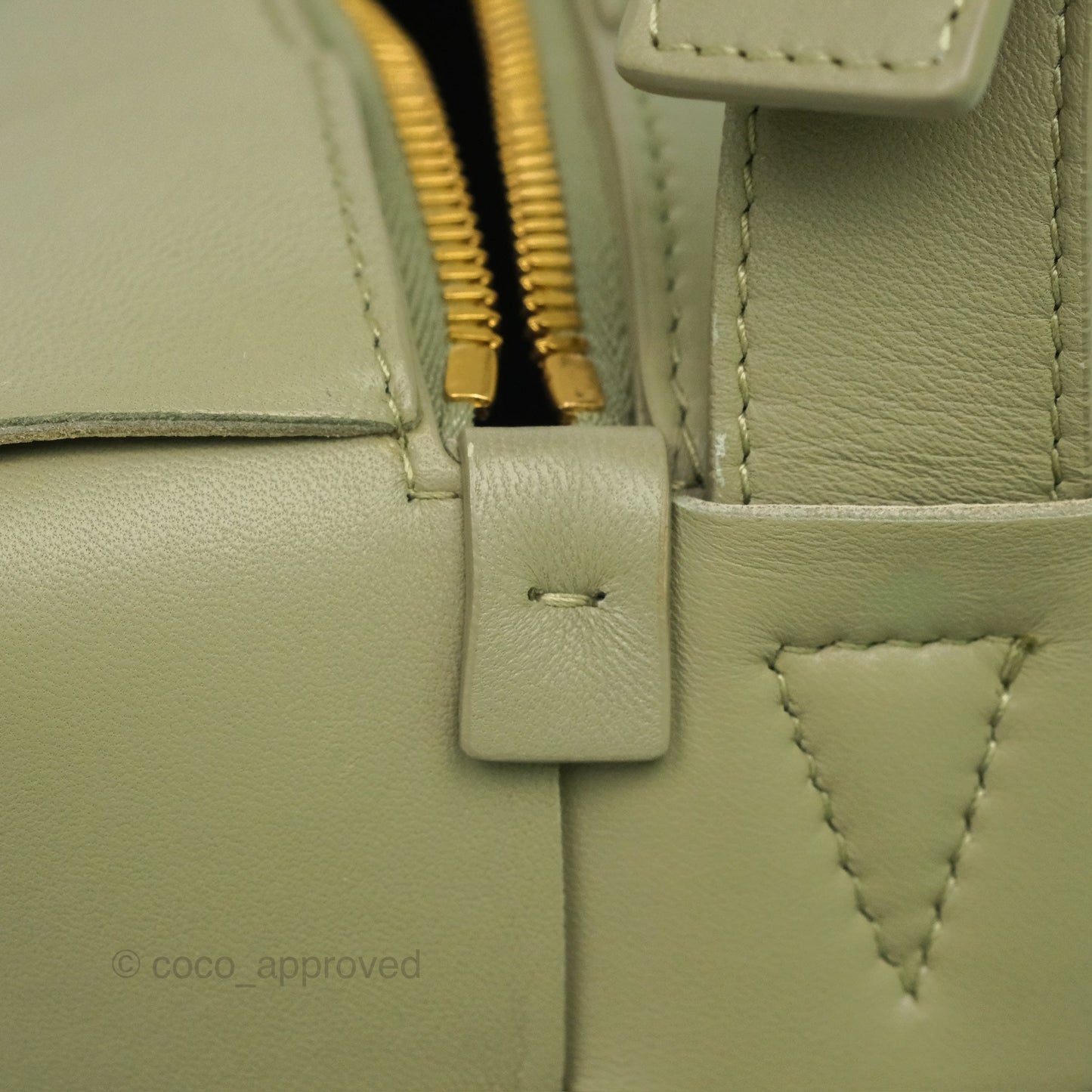 Bottega Veneta Brick Cassette Bag Olive Green Intrecciato Lambskin