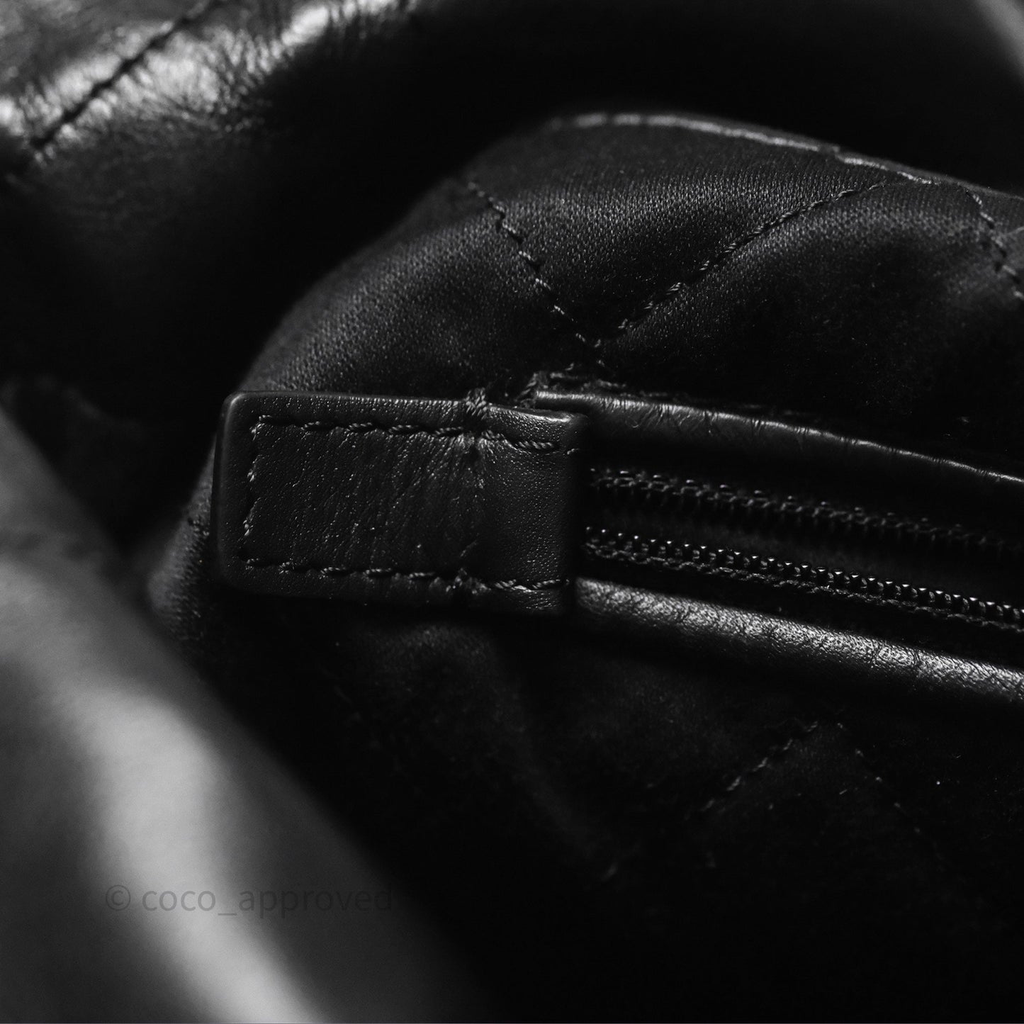 Chanel 22 Small Black Shiny Calfskin Aged Gold Hardware