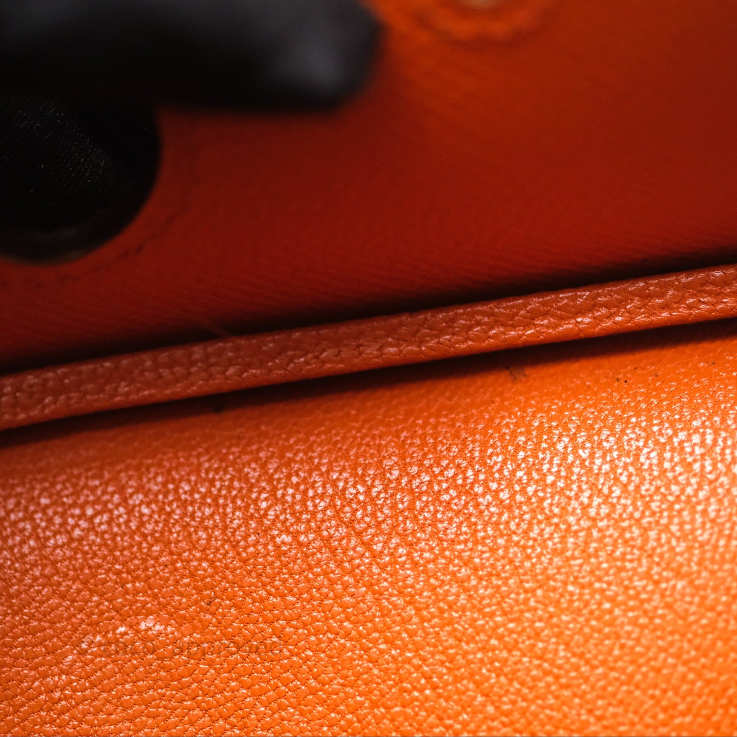 Hermès Birkin 30 Retourne Orange Epsom Palladium Hardware