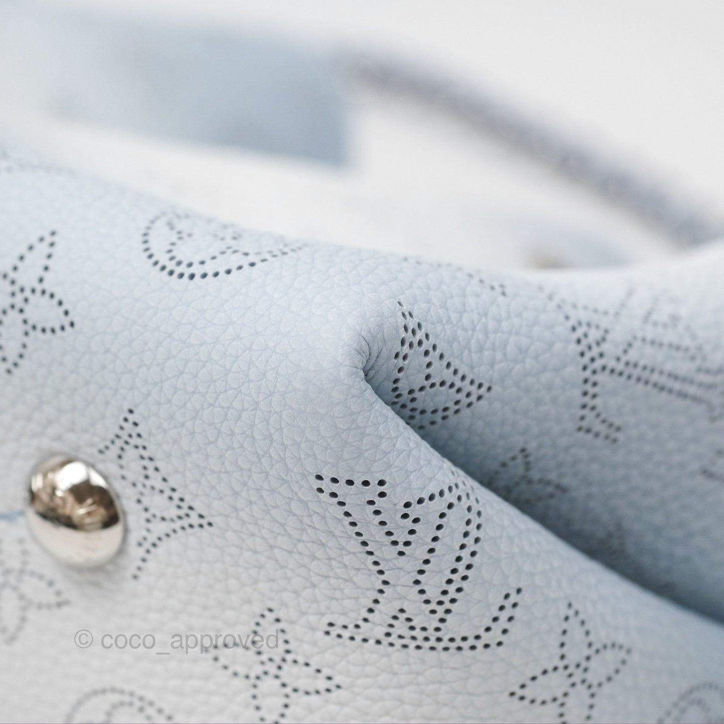 Louis Vuitton Bella Blue Nuage Mahina Calfskin