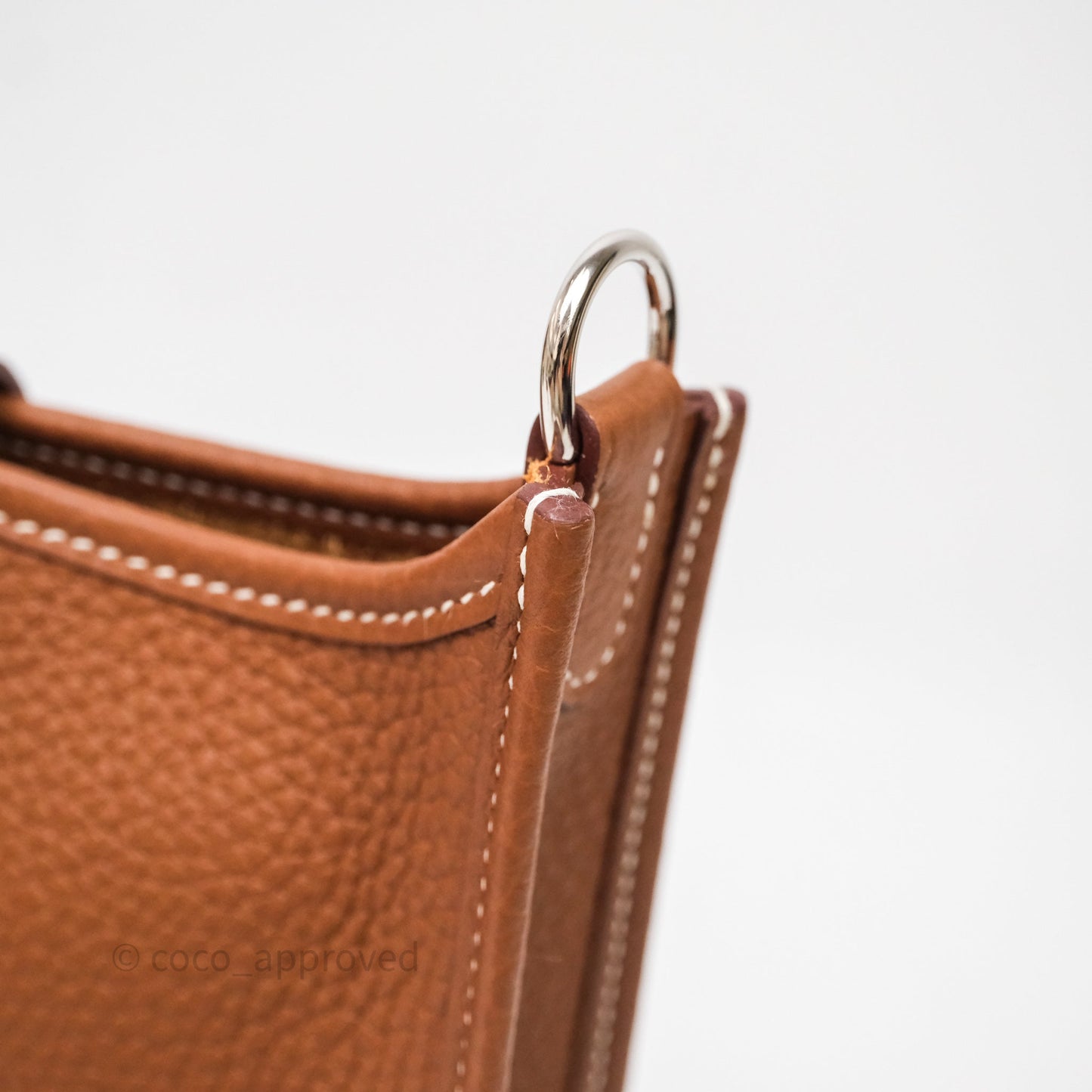 Hermès Mini Evelyne 16 Gold Clemence Gold Hardware