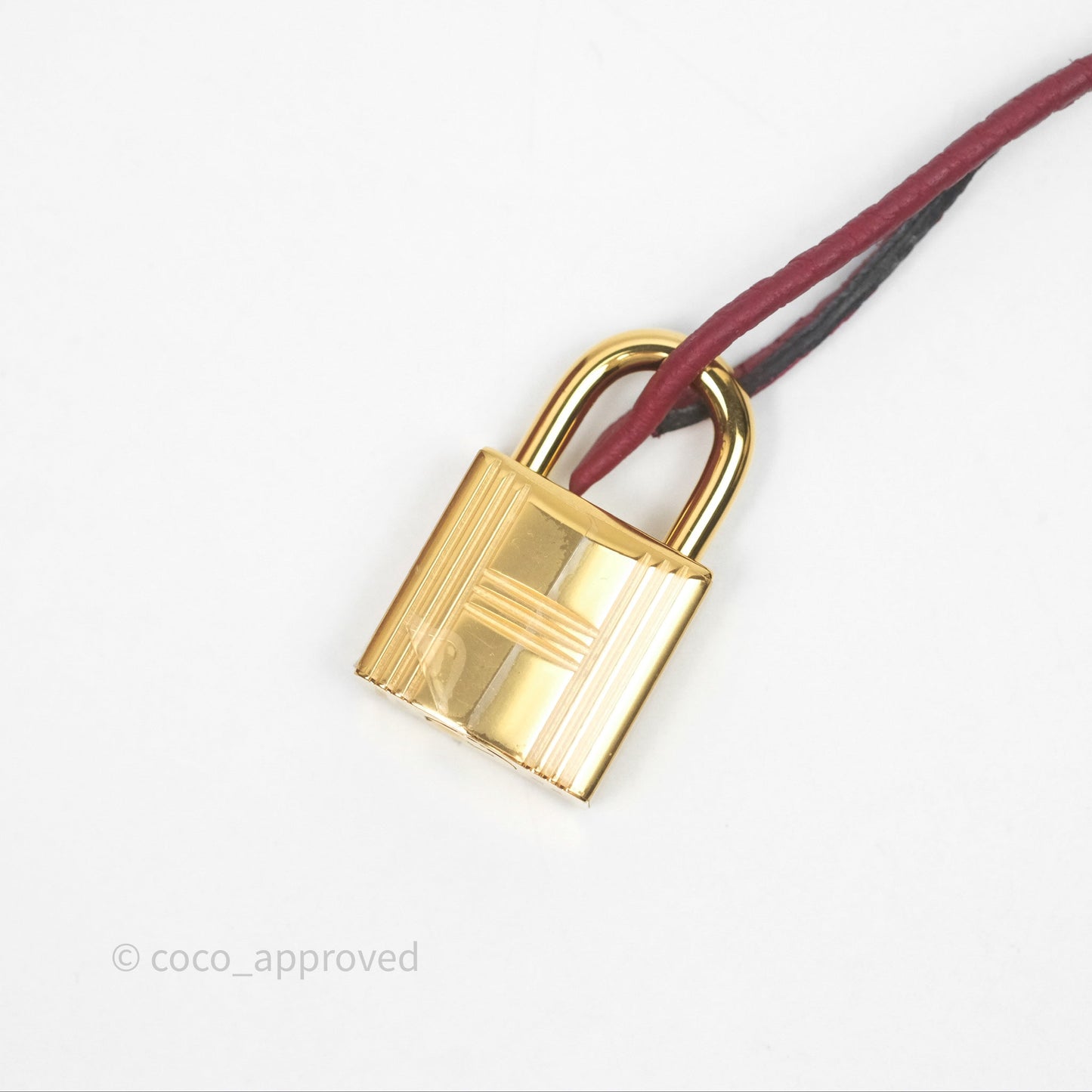 Hermès Birkin 25 Retourne Rouge Grenat Togo Gold Hardware