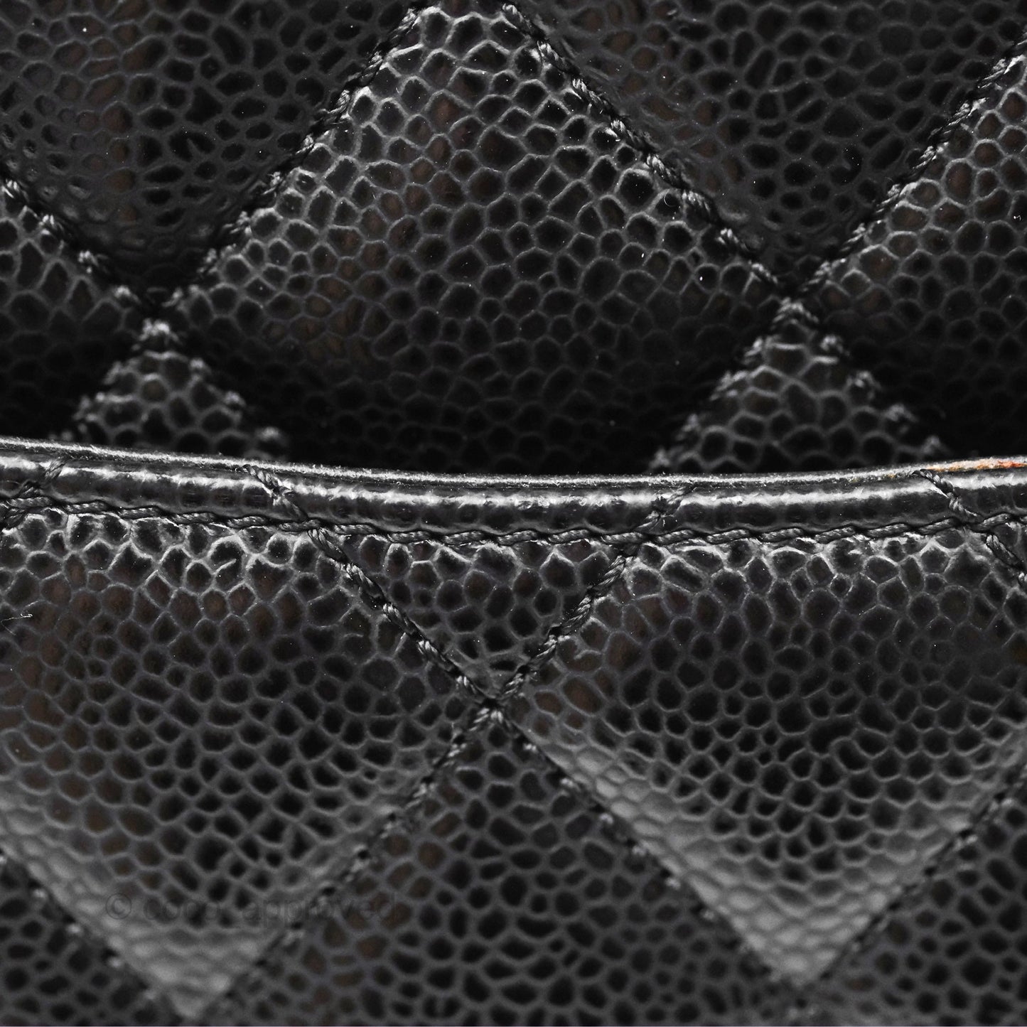 Chanel GST Black Caviar Silver Hardware