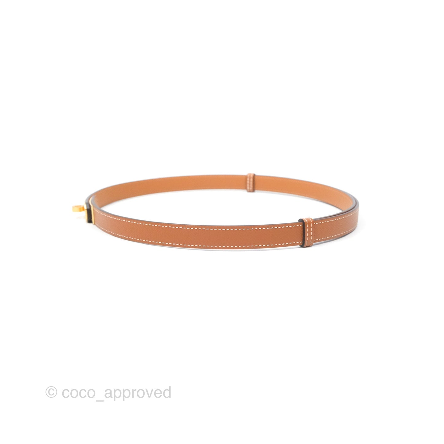 Hermès Kelly Buckle Belt Gold Epsom Gold Hardware