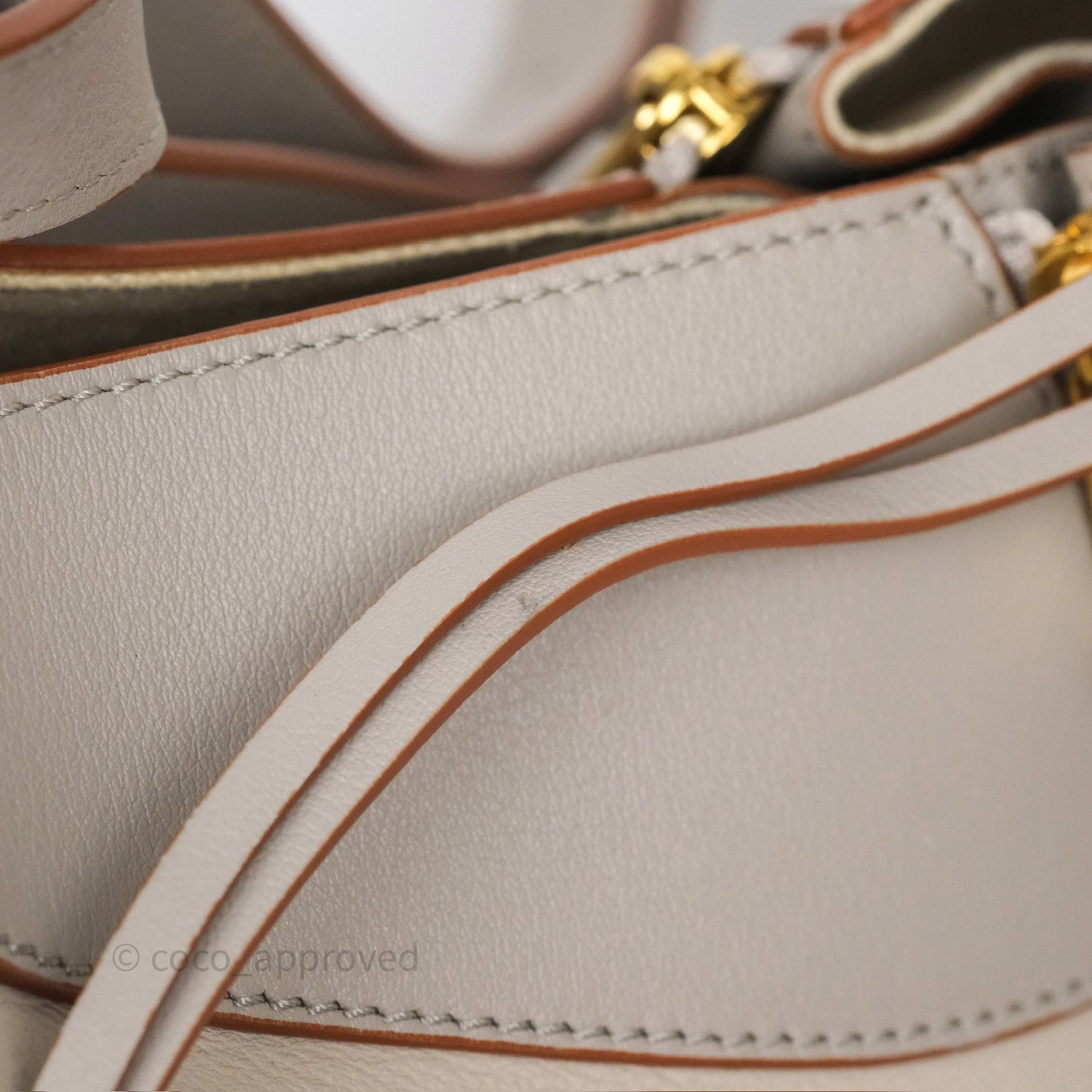 Loewe Small Hammock Shoulder Bag Calfskin Light Grey/Beige