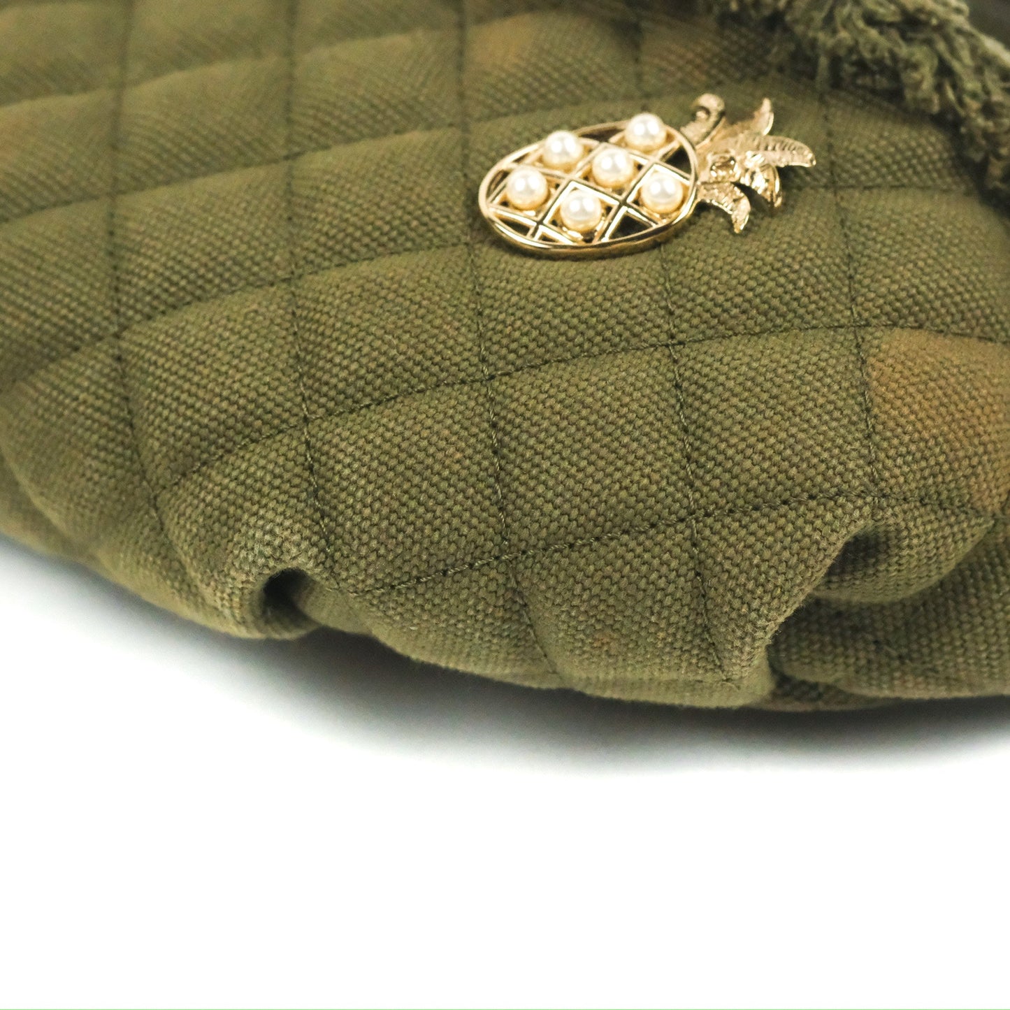 Chanel Coco Cuba Charms Waist Bag Khaki 17C