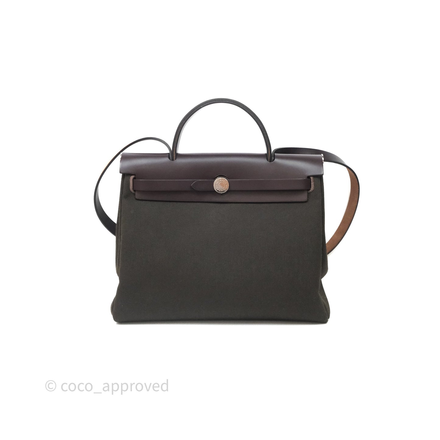 Hermès Herbag Zip 31 Dark Bronze Ebene 46 Palladium Hardware