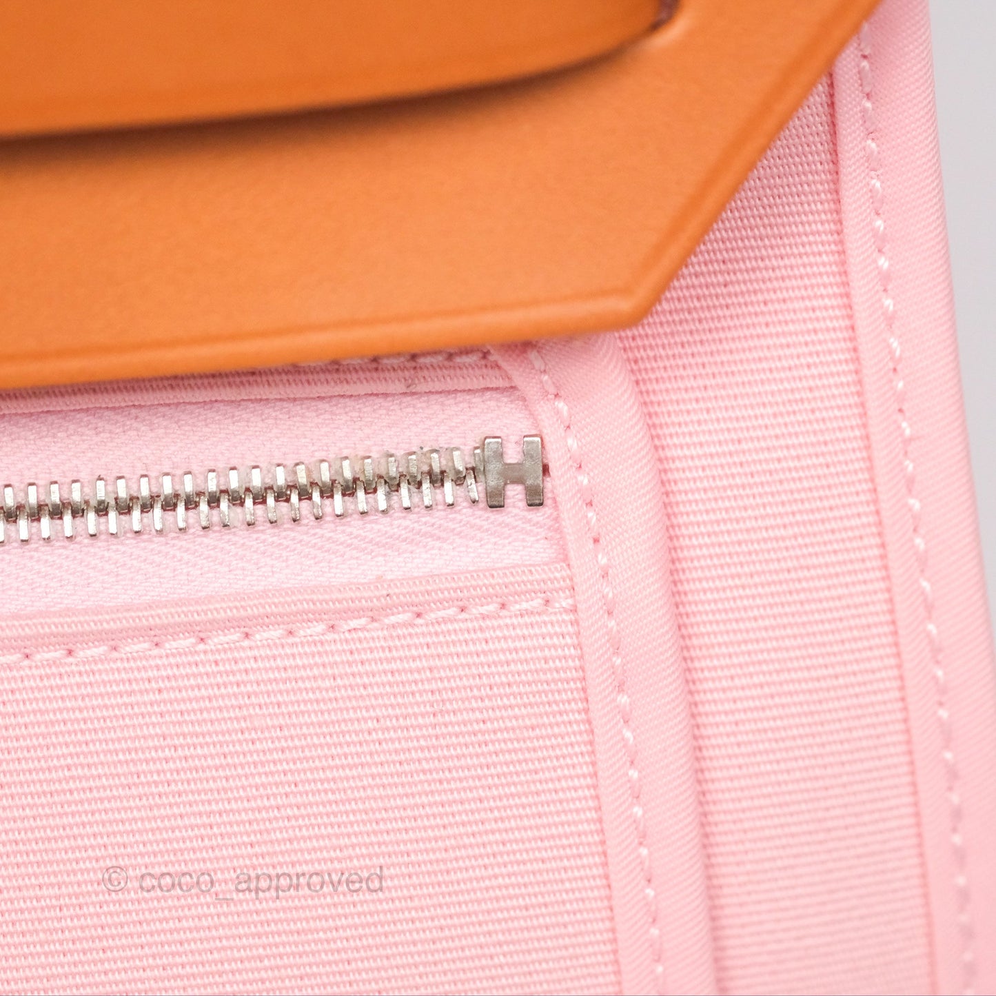 Hermès Herbag Zip 31 Rose Sakura 3Q Canvas Palladium Hardware